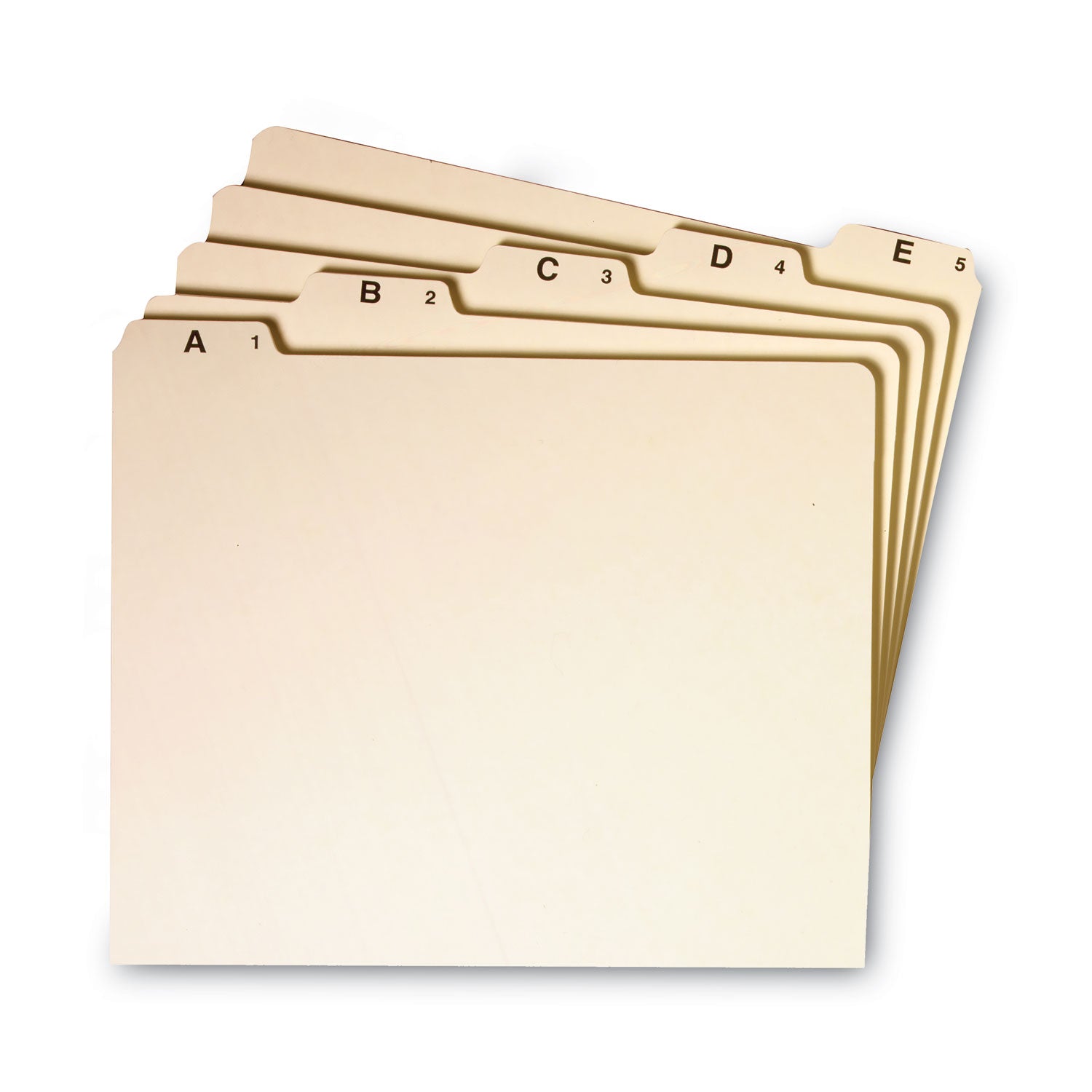Smead Filing Guides with Alphabetic Indexing - 25 Printed Assorted Tab(s) - Character - A-Z - 25 Tab(s)/Set - Letter - Manila Tab(s) - 10% Recycled - 1 Set