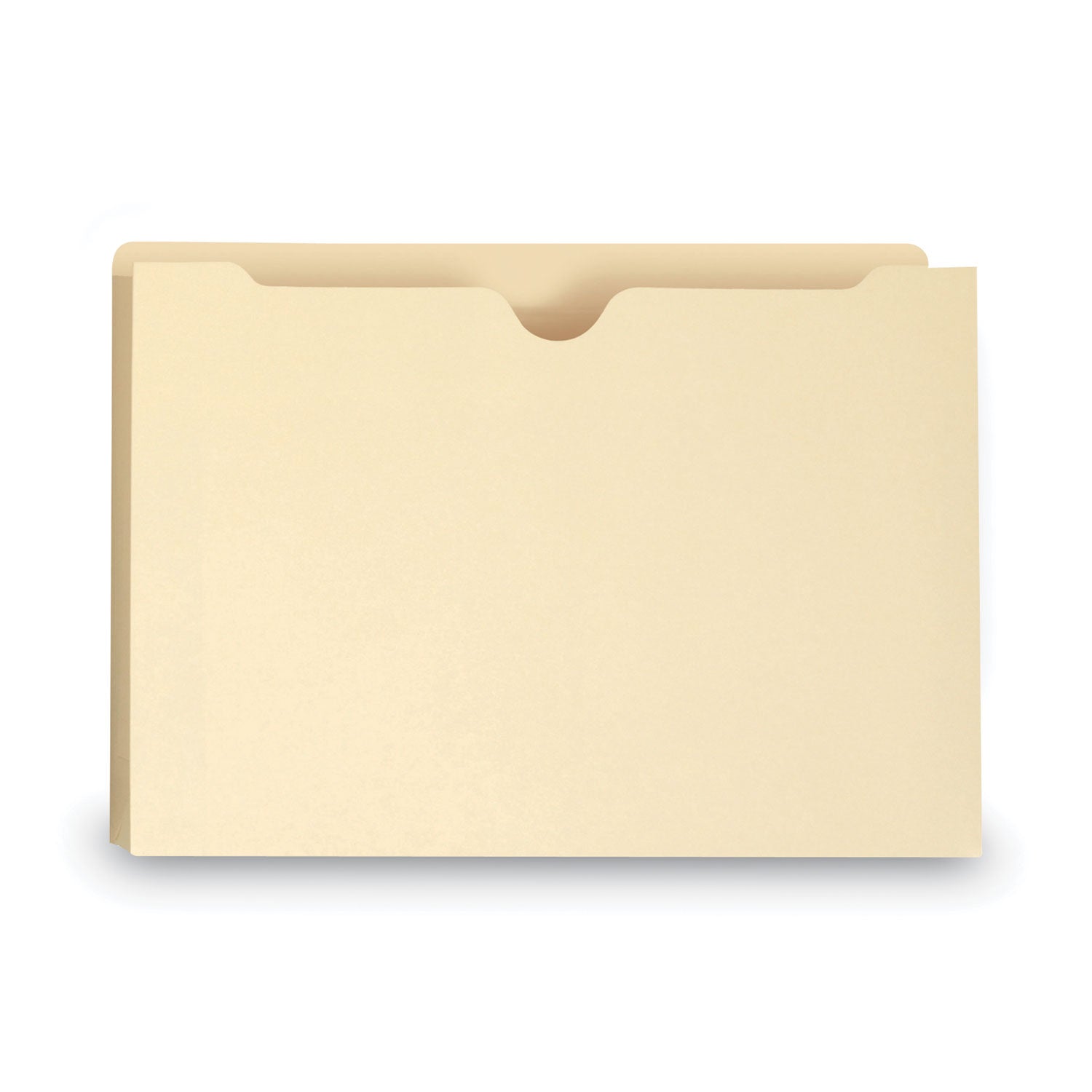 100% Recycled Top Tab File Jackets, Straight Tab, Legal Size, Manila, 50/box