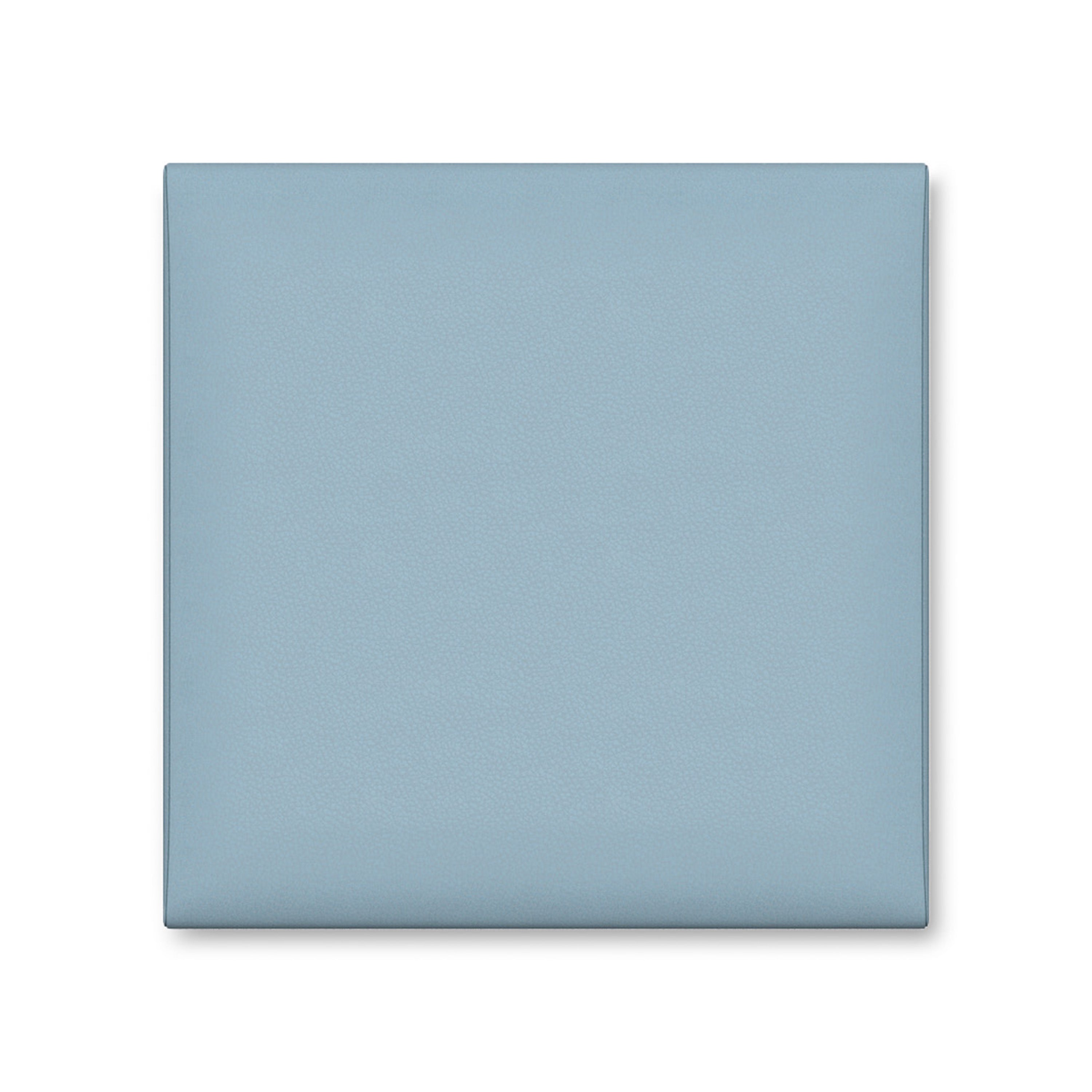 Jaxx Panelist Modern Padded Headboard- Wall Mounted Panel (22.5" x 22.5") - 1 Pack, Vegan Leather, Bristle Blue