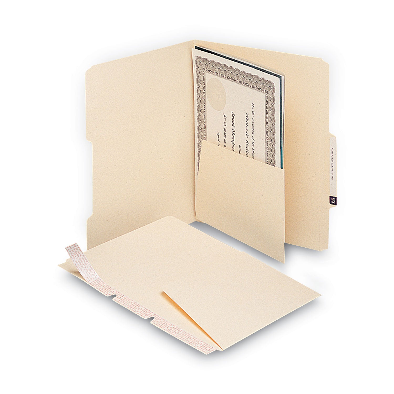 For Letter 8 1/2" x 11" Sheet - Manila - 25 / Pack