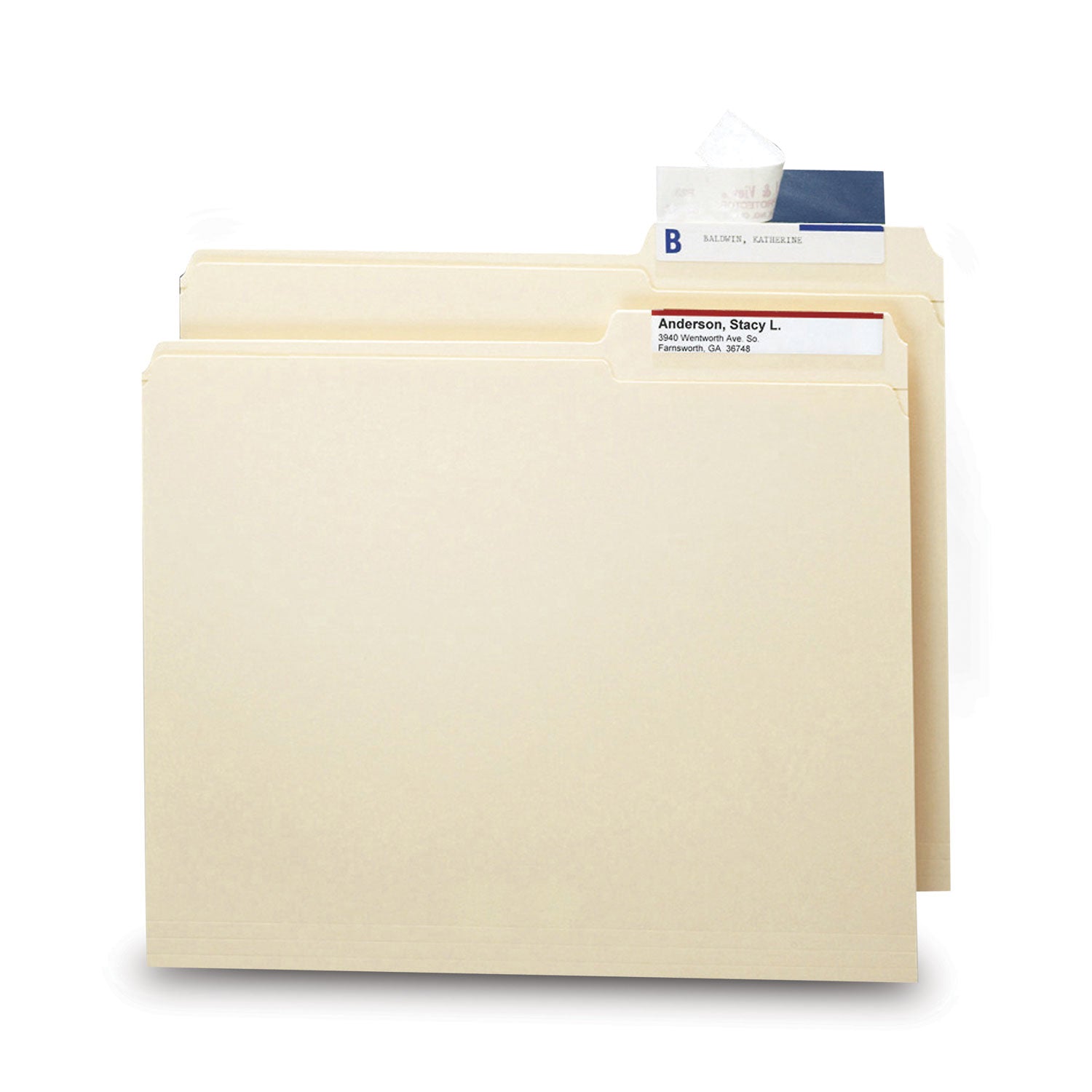 Smead Seal and View Label Protectors - 1.68" Length x 3.50" Width - Rectangle - Self-adhesive - Clear - Polylaminate - 1Pack