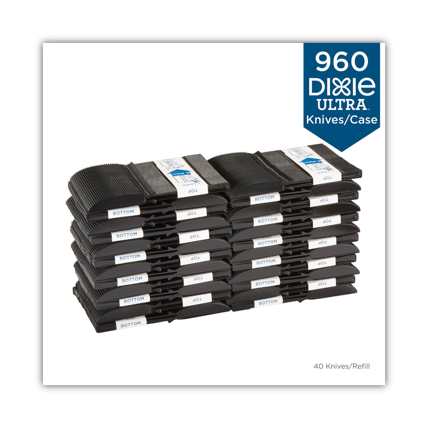 Knife - Breakroom - Black - 960 / Carton