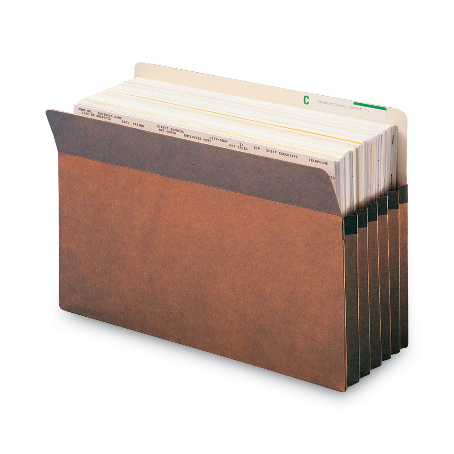 Smead Straight Tab Cut Legal Recycled File Pocket - 8 1/2" x 14" - Top Tab Location - 12.5 pt. - Redrope - Tear Resistant, Rounded Corner, Reinforced Gusset - 30% Recycled - 10 / Box