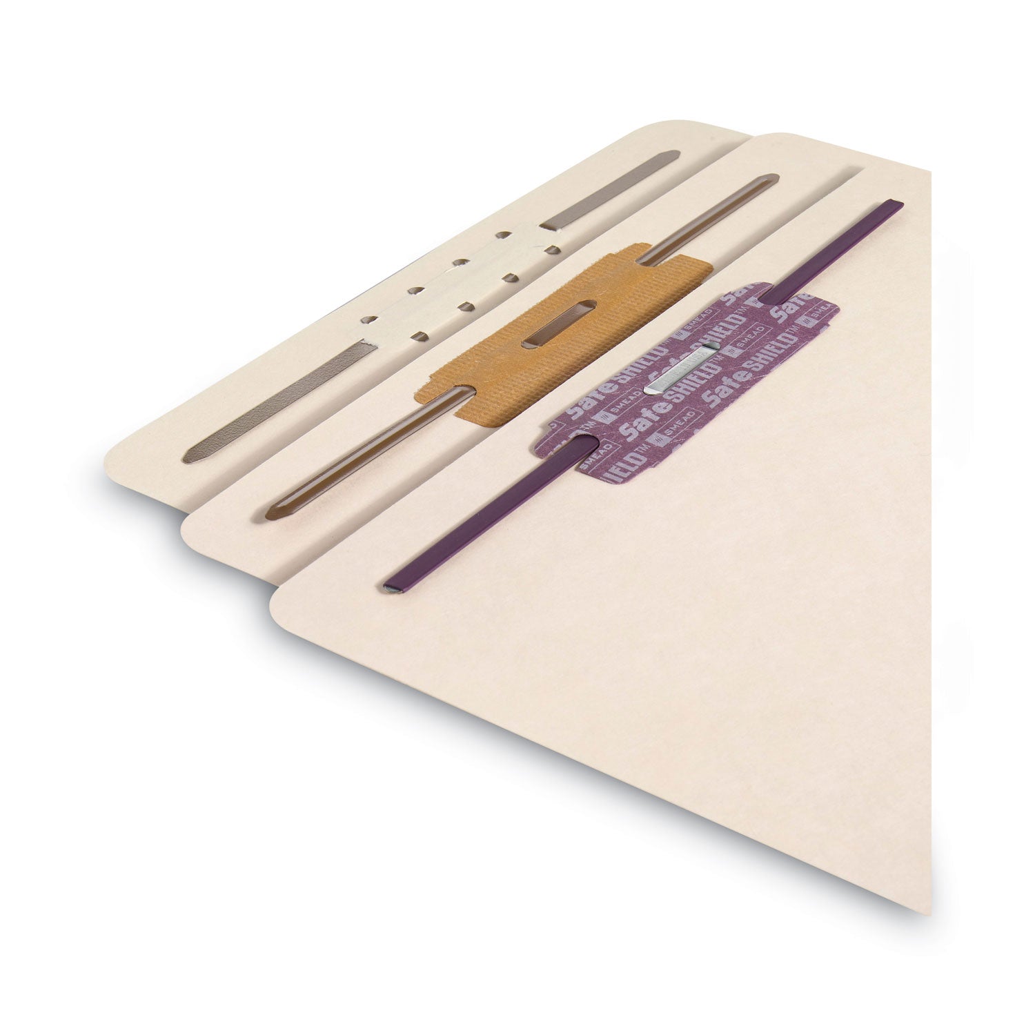 Smead File Backs with Fastener - 8.5" Height x 11.5" Width - 2" Maximum Capacity - For Letter 8 1/2" x 11" Sheet - Rectangular - Manila - 100 / Box