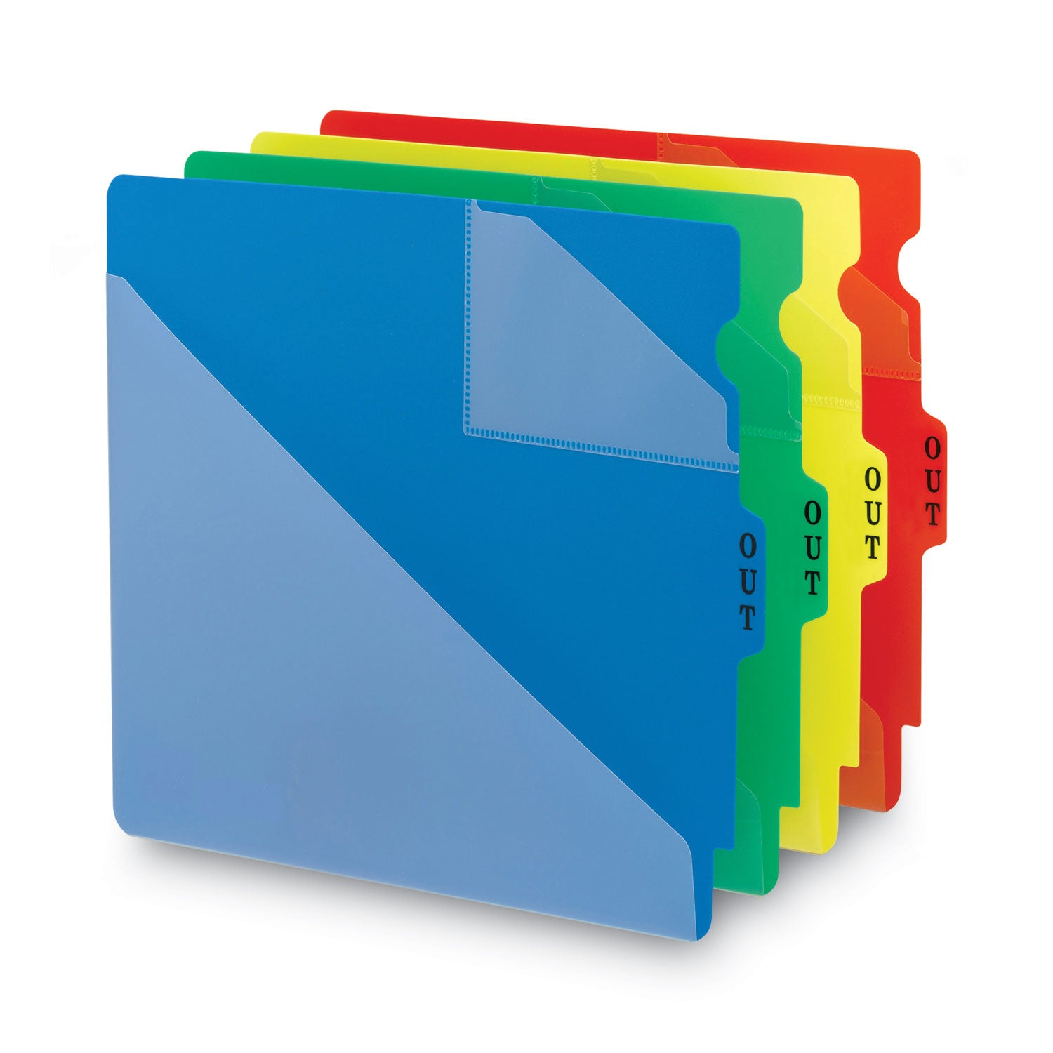 Smead End Tab Out Guides - Printed Center Tab(s) - Message - OUT - 50 / Box