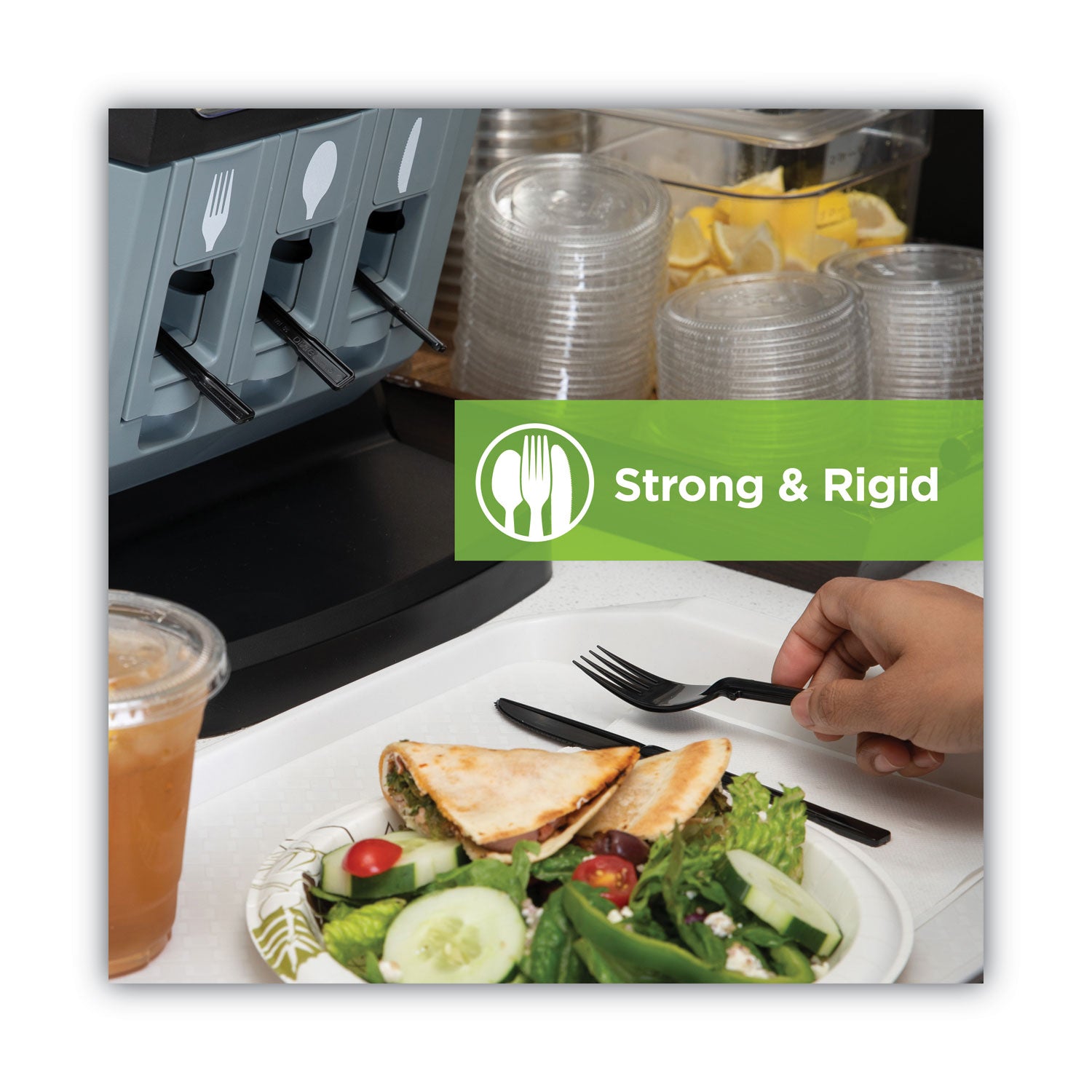 Fork - 40 x Fork - Disposable - Black - 960 / Carton