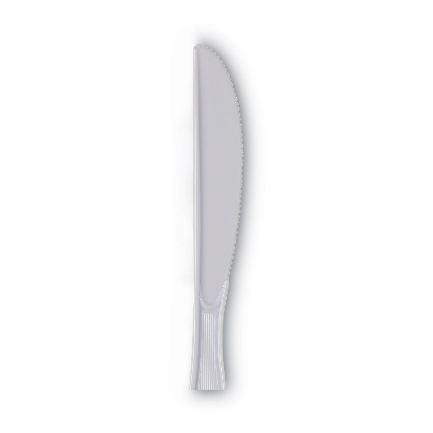 Dixie Medium-weight Disposable Knives by GP Pro - Utility Knife - 1 x Utility Knife - White - 1 Carton