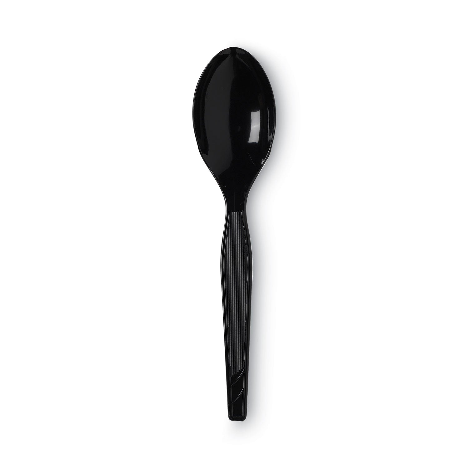 Dixie Medium-weight Disposable Teaspoons by GP Pro - Black - 1 Carton