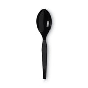 Dixie Medium-weight Disposable Teaspoons by GP Pro - Black - 1 Carton