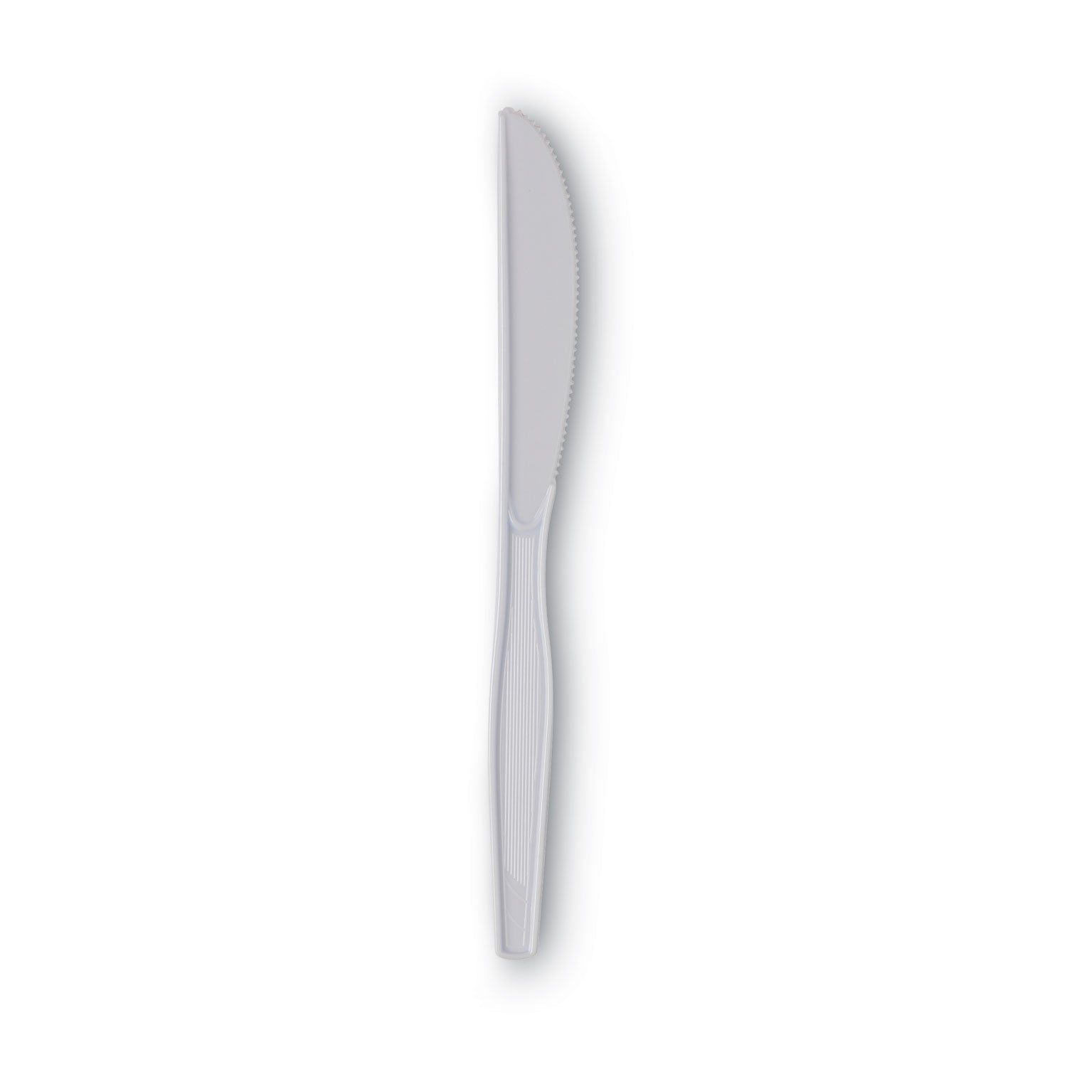 Dixie Medium-weight Disposable Knives by GP Pro - Utility Knife - 1 x Utility Knife - White - 1 Carton
