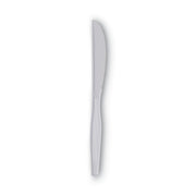 Dixie Medium-weight Disposable Knives by GP Pro - Utility Knife - 1 x Utility Knife - White - 1 Carton