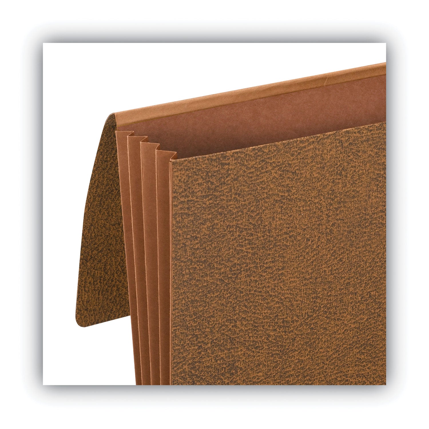 Smead Letter Recycled File Wallet - 8 1/2" x 11" - 3 1/2" Expansion - Redrope - Elastic Closure, Reinforced Gusset, Flap - 30% Recycled - 1 Each