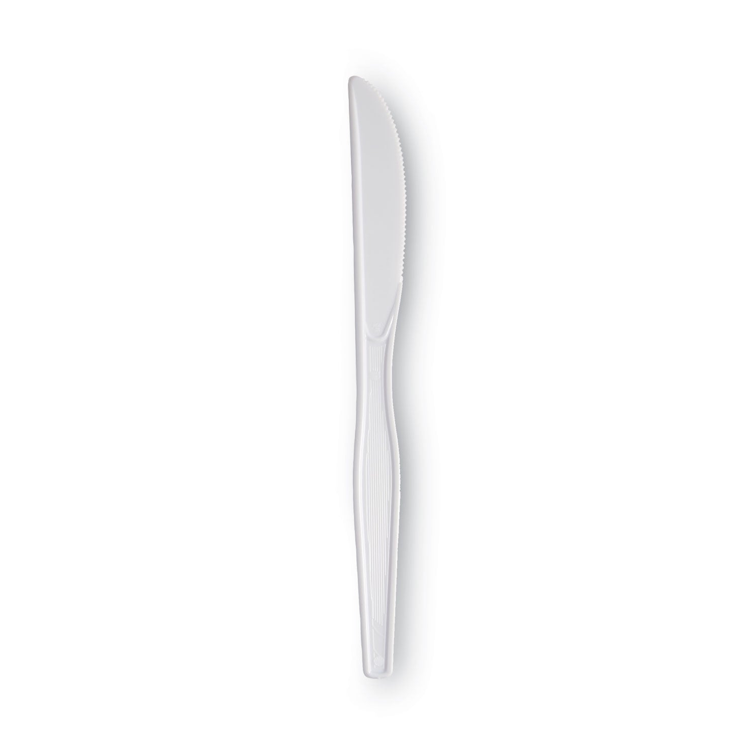 Dixie Heavyweight Disposable Knives Grab-N-Go by GP Pro - Knife - 100 x Knife - White - 100 / Box