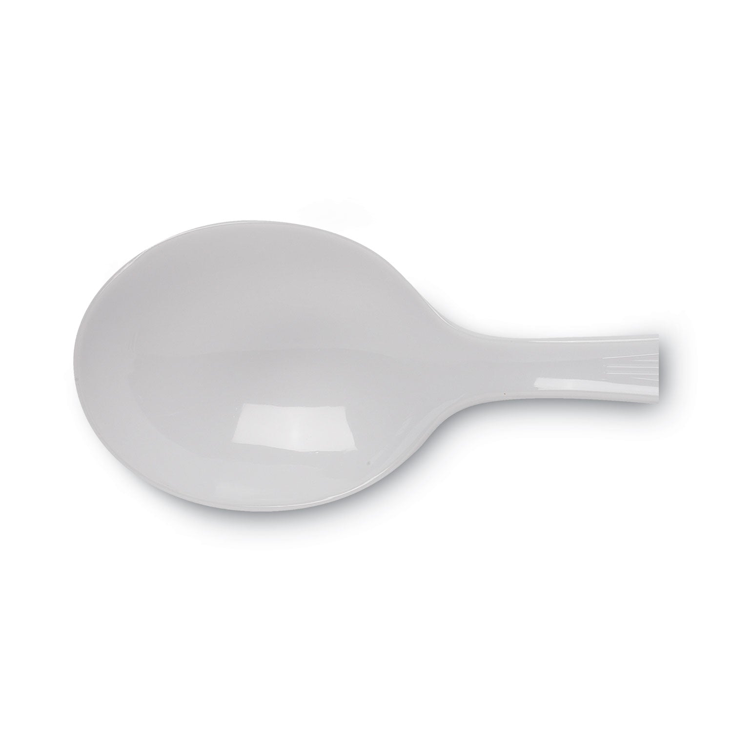 Dixie Heavyweight Dispoable Soup Spoons Grab-N-Go by GP Pro - Soup Spoon - 1 x Soup Spoon - White - 100 / Box