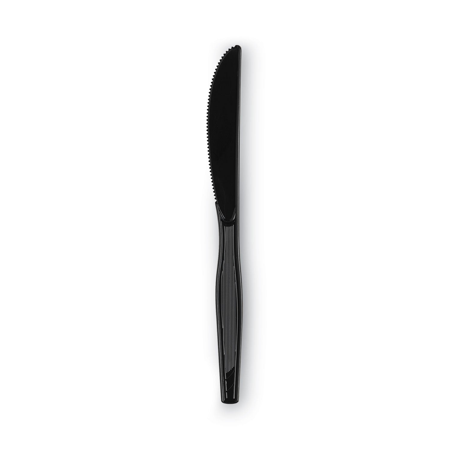 Dixie Medium-weight Disposable Knives by GP Pro - Black - 1 Carton