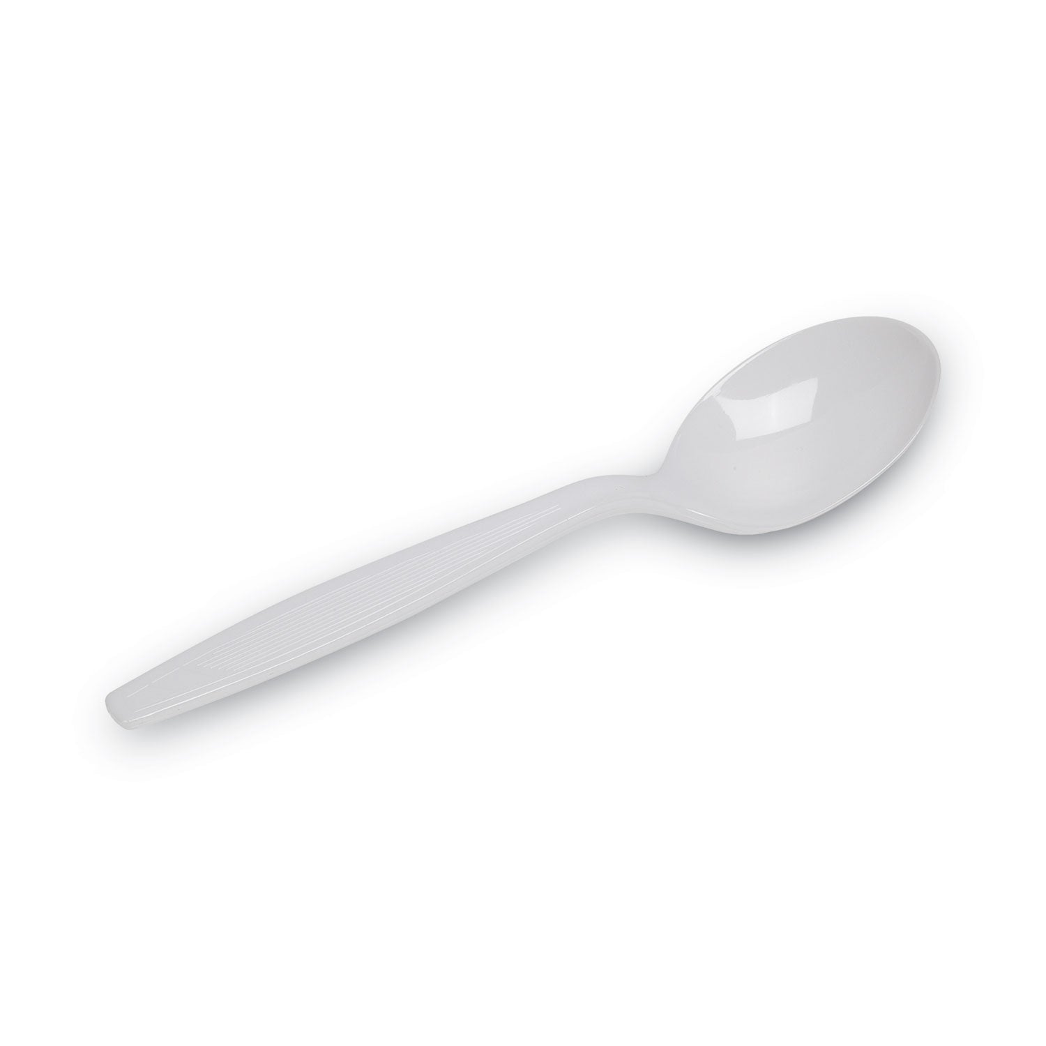 Dixie Heavyweight Dispoable Soup Spoons Grab-N-Go by GP Pro - Soup Spoon - 1 x Soup Spoon - White - 100 / Box