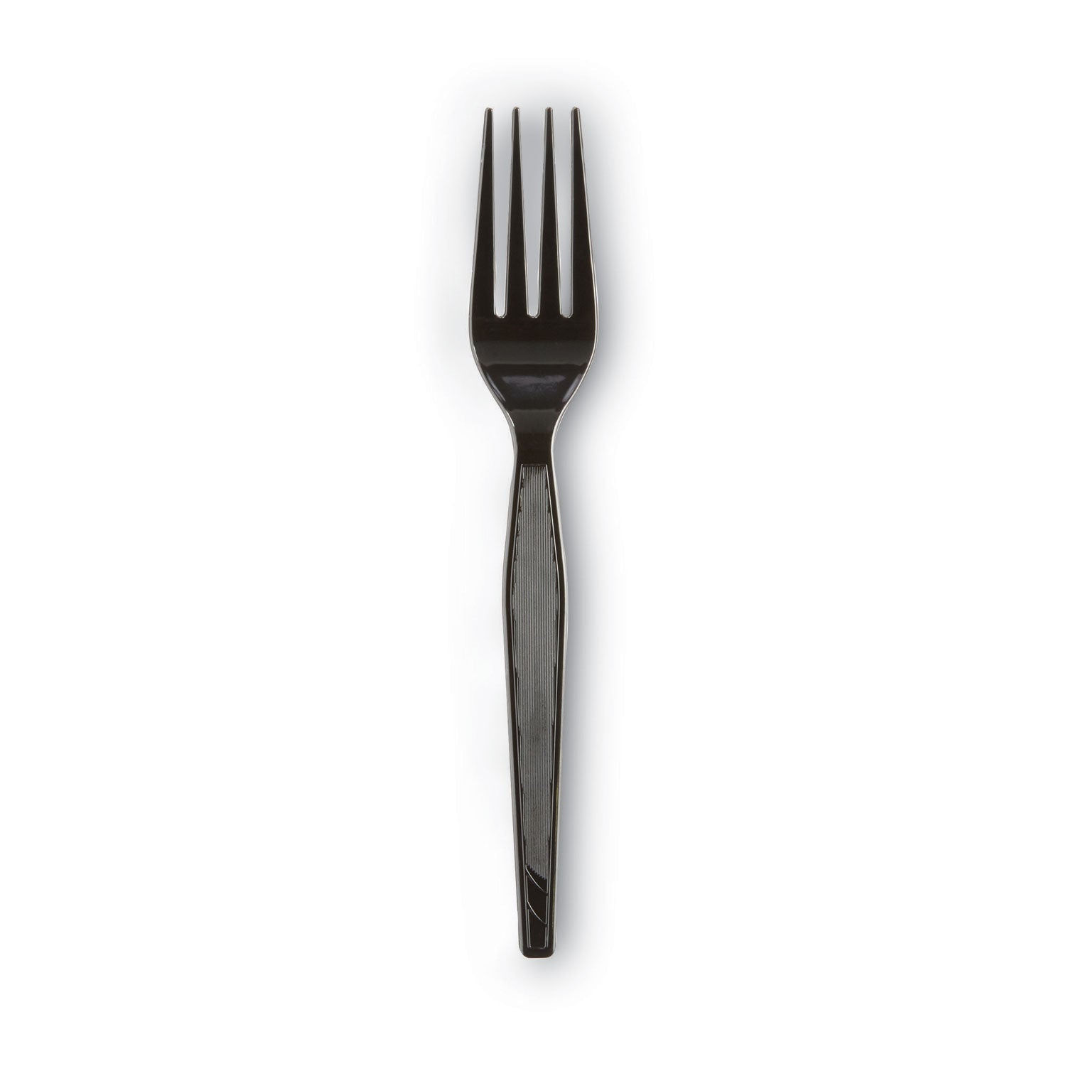 Dixie Heavyweight Disposable Forks by GP Pro - Black - 1000 / Carton