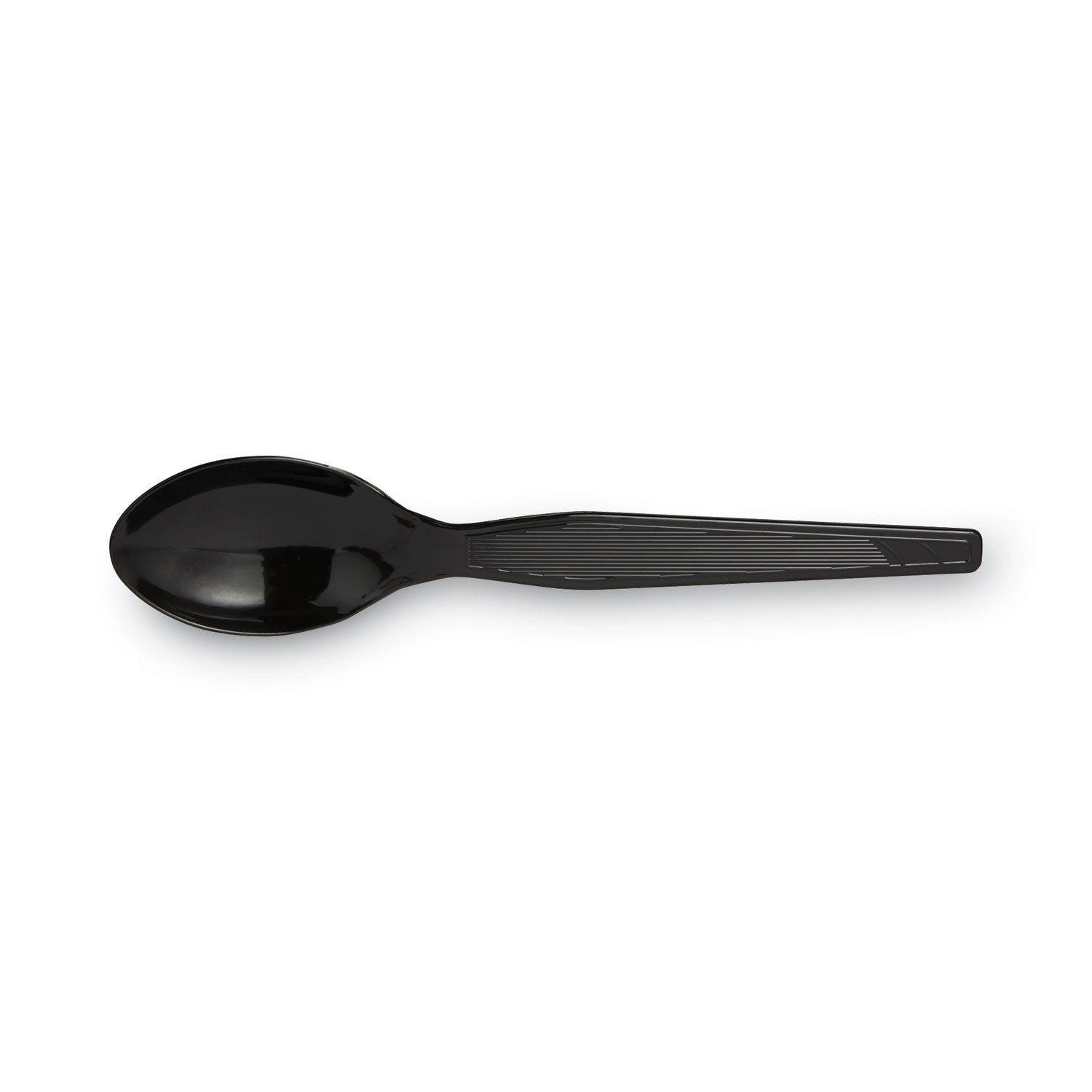 Dixie Heavyweight Disposable Teaspoons by GP Pro - Teaspoon - 1 x Teaspoon - Black - 1 Carton