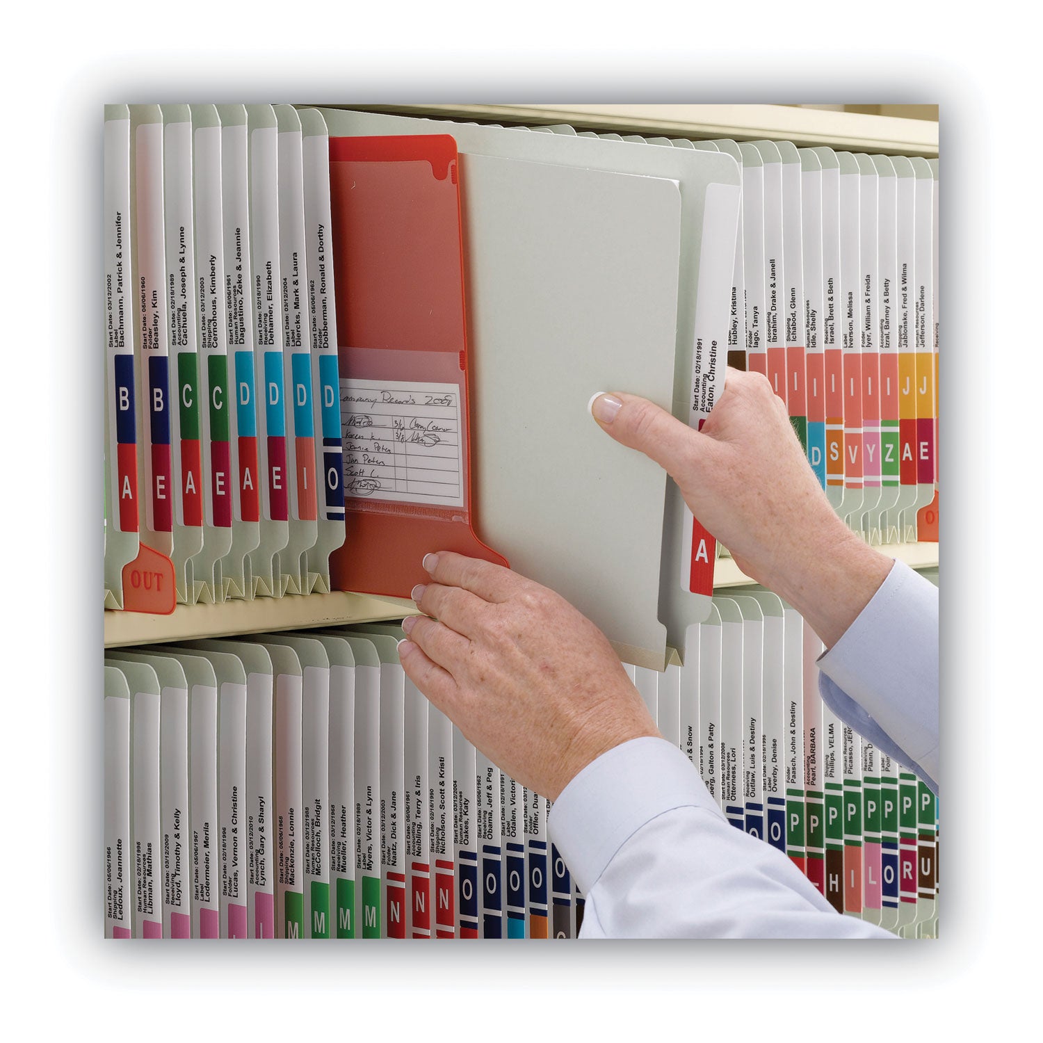 Smead Legal Recycled Fastener Folder - 8 1/2" x 14" - 1" Expansion - 2 x 2S Fastener(s) - 2" for Folder - End Tab Location - 25 pt. - Pressboard - Gray, Green - Heavy Duty, Rounded Corner - 100% Recycled - 25 / Box