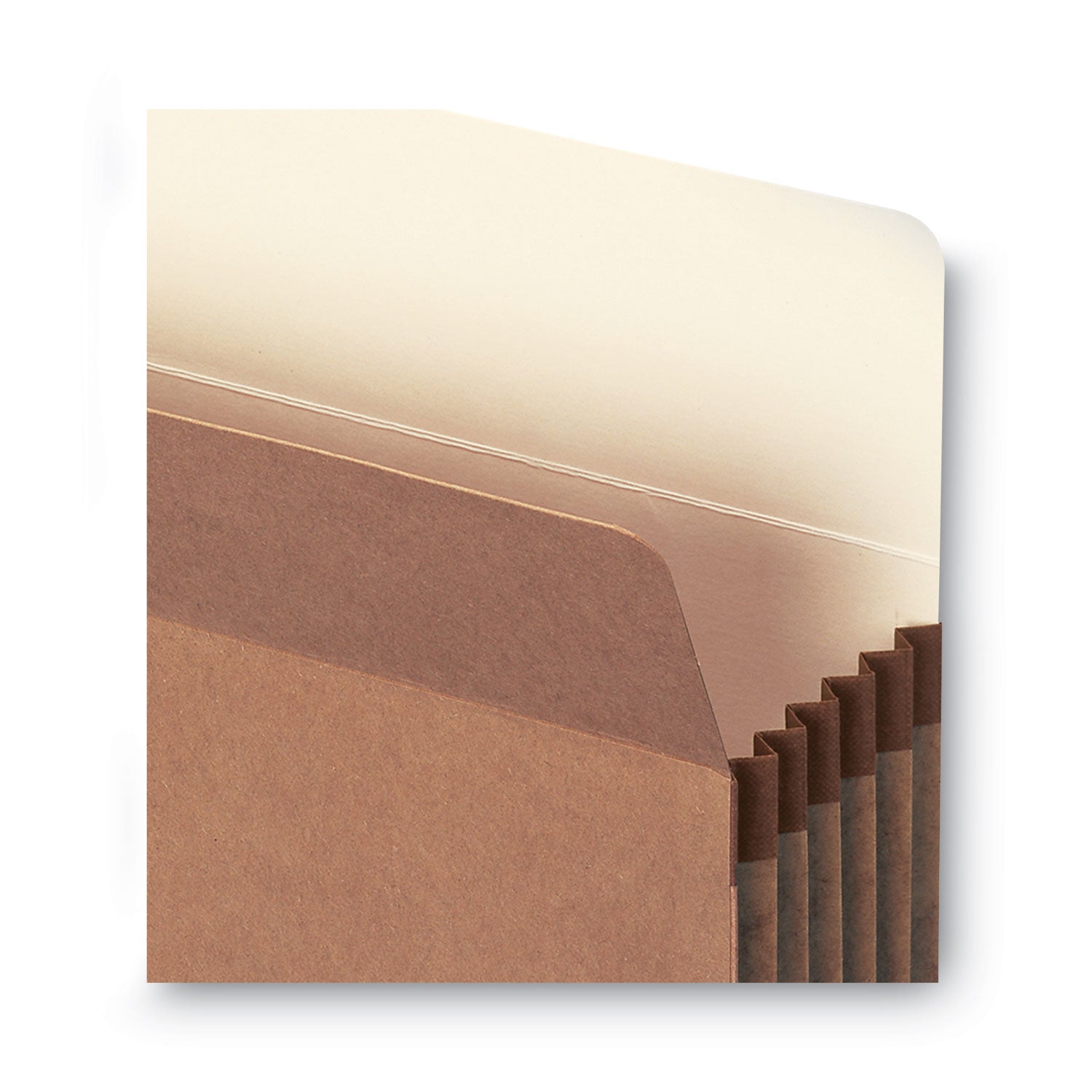 Smead Straight Tab Cut Letter Recycled File Pocket - 8 1/2" x 11" - 5 1/4" Expansion - Redrope - Tear Proof Gusset - 100% Recycled - 10 / Box
