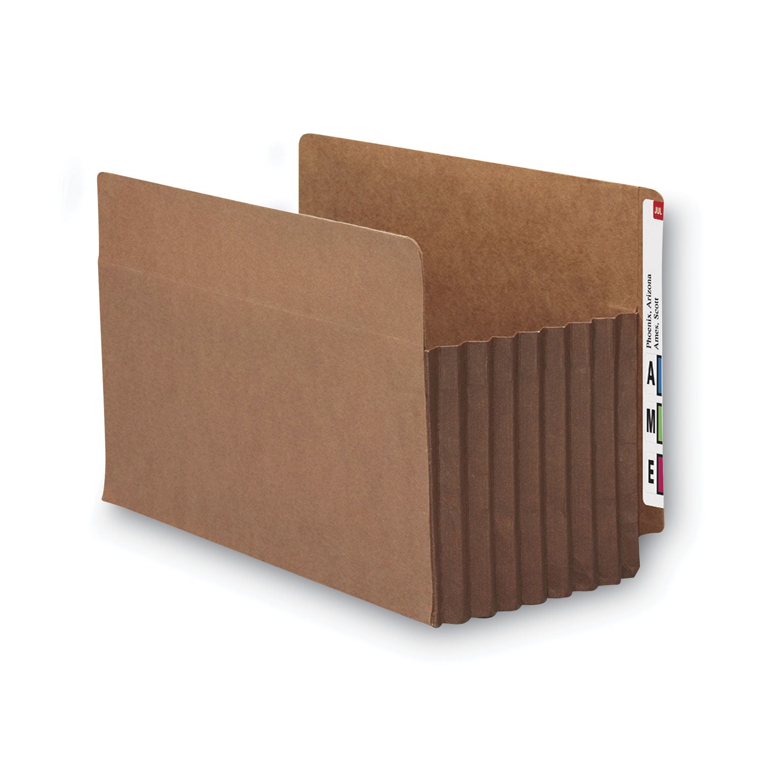 Smead TUFF Straight Tab Cut Legal Recycled File Pocket - 8 1/2" x 14" - 7" Expansion - 16.5 pt. - 2 Plys - Redrope - Tear Resistant, Reinforced Tab, Rip Resistant, Heavyweight Cover - 30% Recycled - 5 / Box