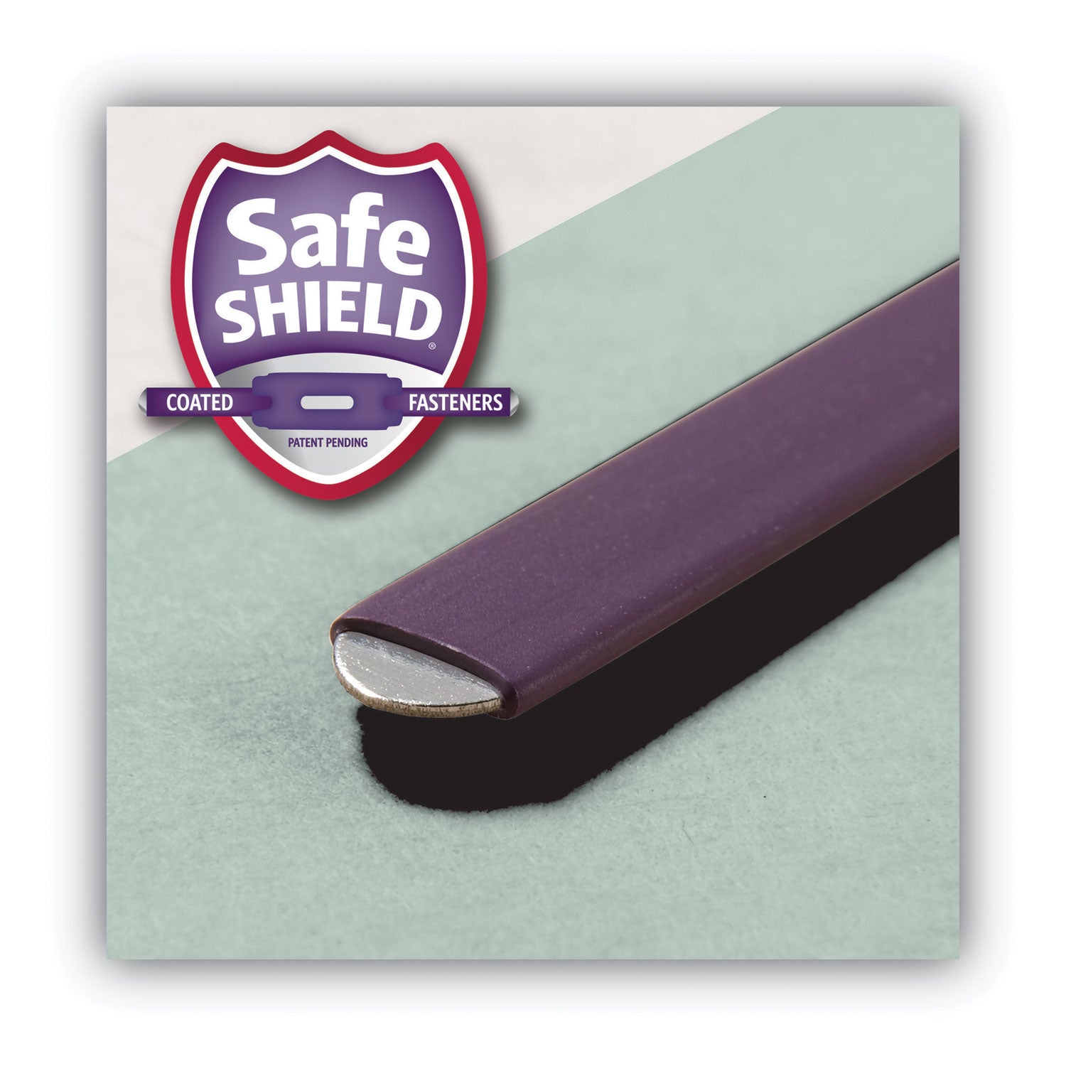Smead Letter Recycled Fastener Folder - 8 1/2" x 11" - 3" Expansion - 2 x 2S Fastener(s) - 2" for Folder - End Tab Location - 25 pt. - Pressboard - Gray, Green - Heavy Duty, Rounded Corner - 100% Recycled - 25 / Box