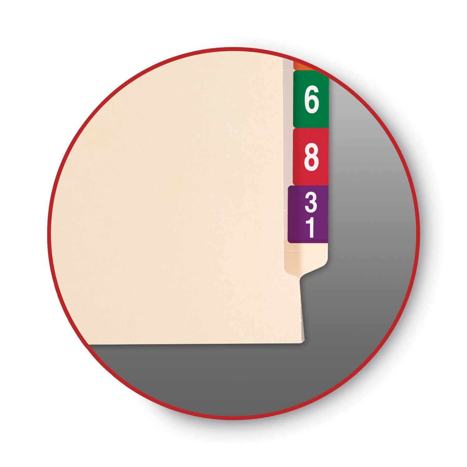 Smead Straight Tab Cut Letter Recycled File Jacket - 8 1/2" x 11" - 11 pt. - 2 Plys - Manila - 10% Recycled - 100 / Box