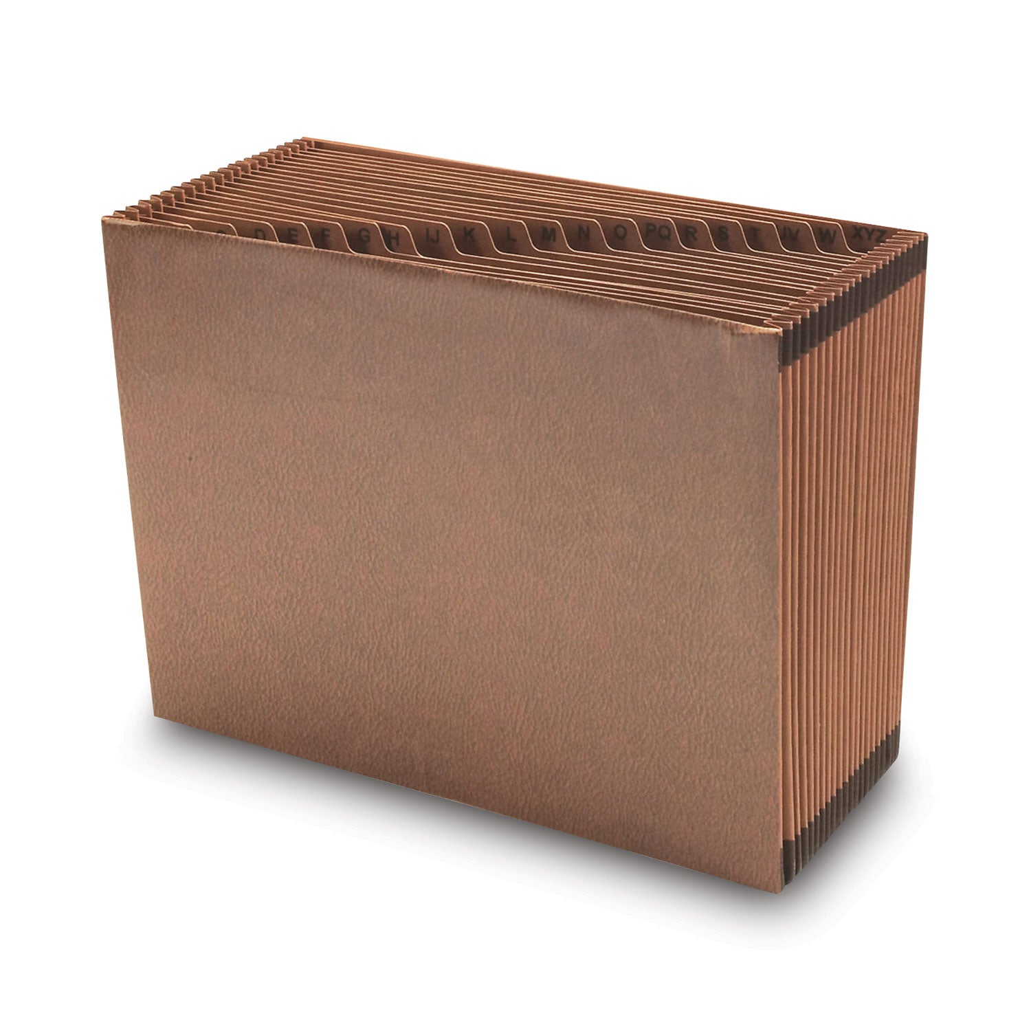 Smead Letter Recycled Expanding File - 8 1/2" x 11" - 7/8" Expansion - 21 Pocket(s) - Redrope - Tear Resistant Gusset - 30% Recycled - 1 Each