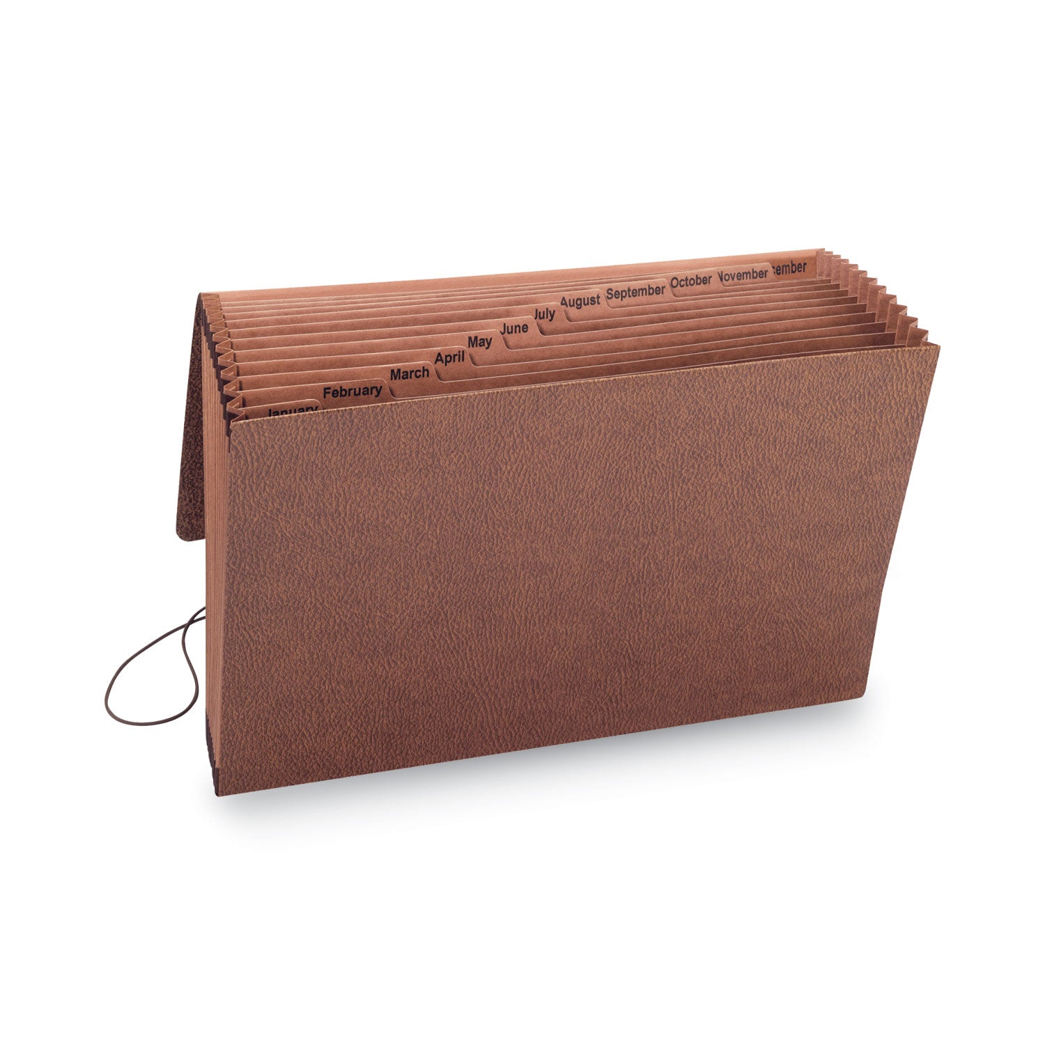 8 1/2" x 14" - 12 Pocket(s) - Redrope, Tyvek - Redrope - Flap, Elastic Closure, Reinforced Gusset - 30% Recycled - 1 Each