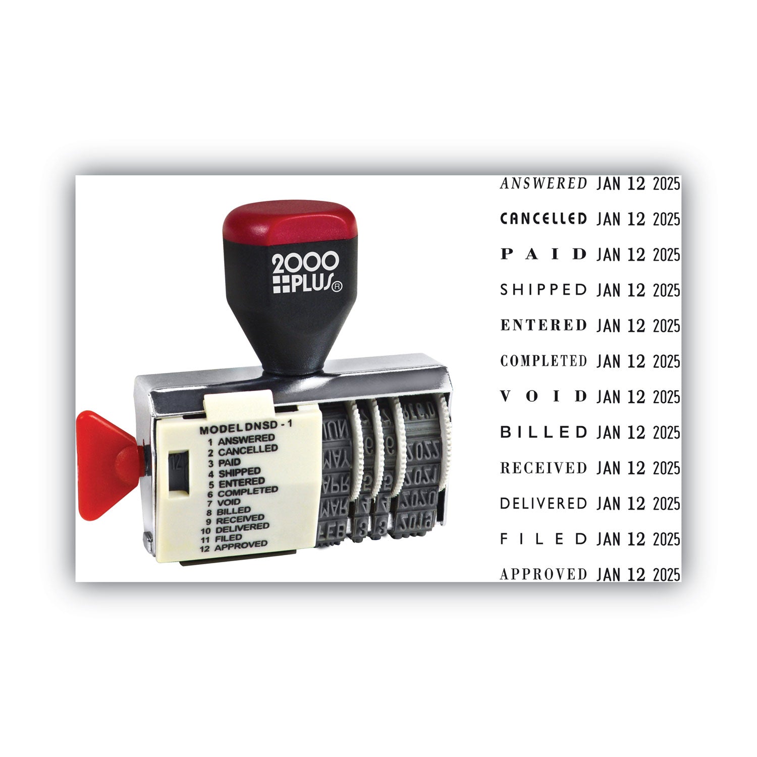 Dial-N-Stamp, 12 Phrases, Five Years, 1.5 X 0.13