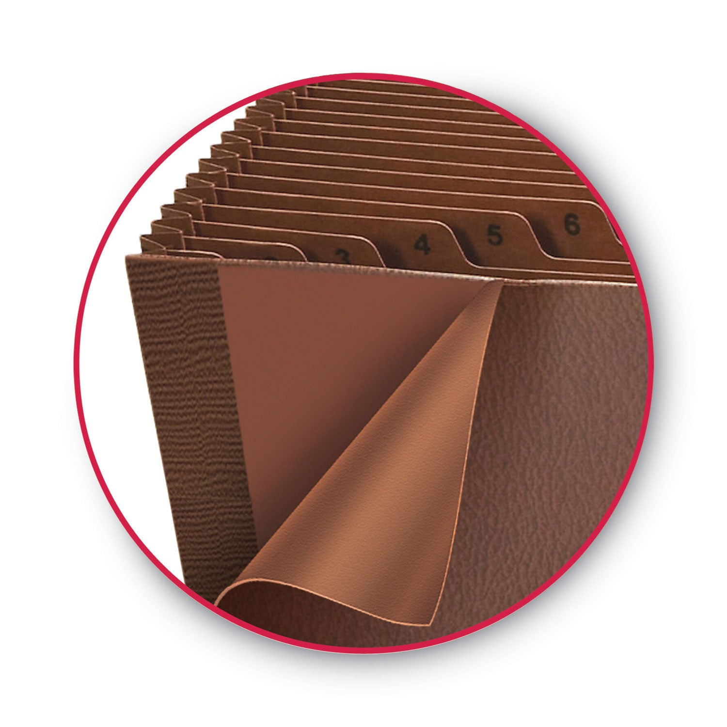 Smead Legal Recycled Expanding File - 8 1/2" x 14" - 7/8" Expansion - 31 Pocket(s) - Redrope - Reinforced Gusset - 30% Recycled - 1 Each