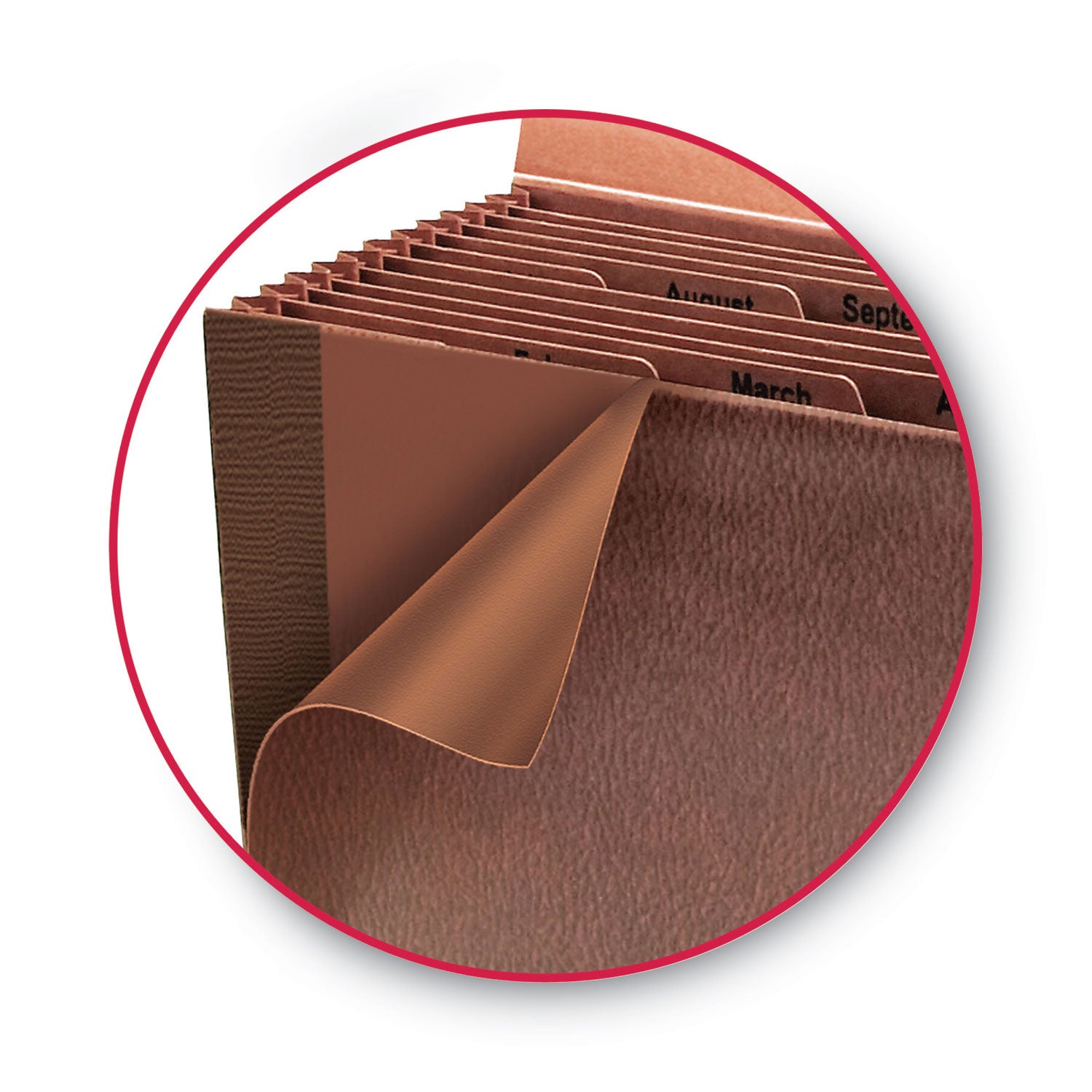 8 1/2" x 14" - 12 Pocket(s) - Redrope, Tyvek - Redrope - Flap, Elastic Closure, Reinforced Gusset - 30% Recycled - 1 Each