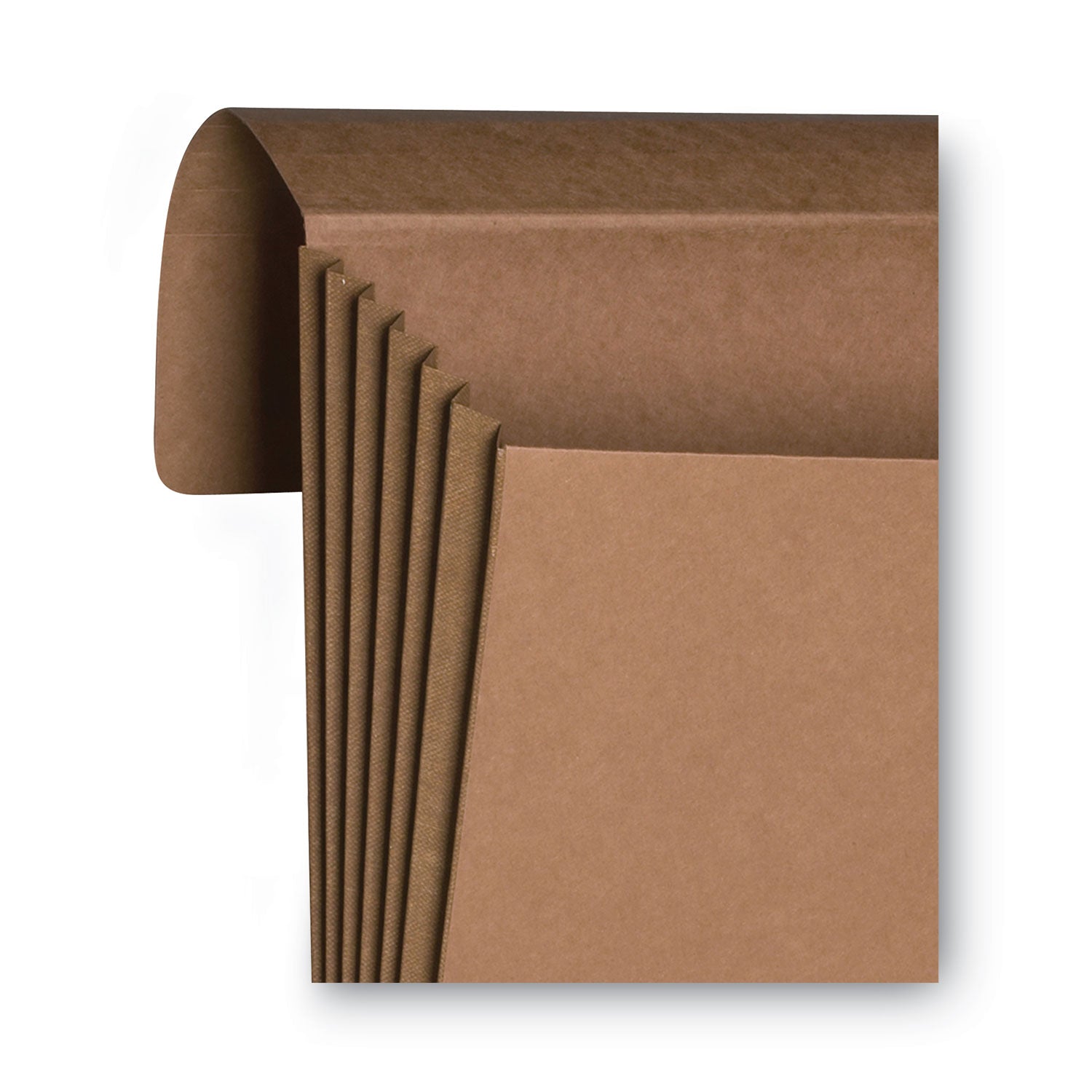 Smead Legal Recycled File Wallet - 8 1/2" x 14" - 5 1/4" Expansion - Redrope - Elastic Closure Flap - 30% Recycled - 10 / Box