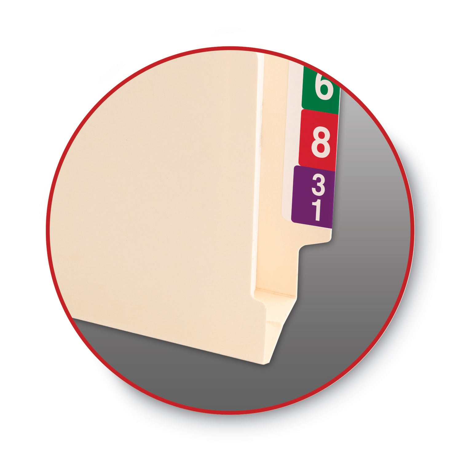8 1/2" x 11" - 1 1/2" Expansion - 14 pt. - 2 Plys - Manila - 10% Recycled - 50 / Box