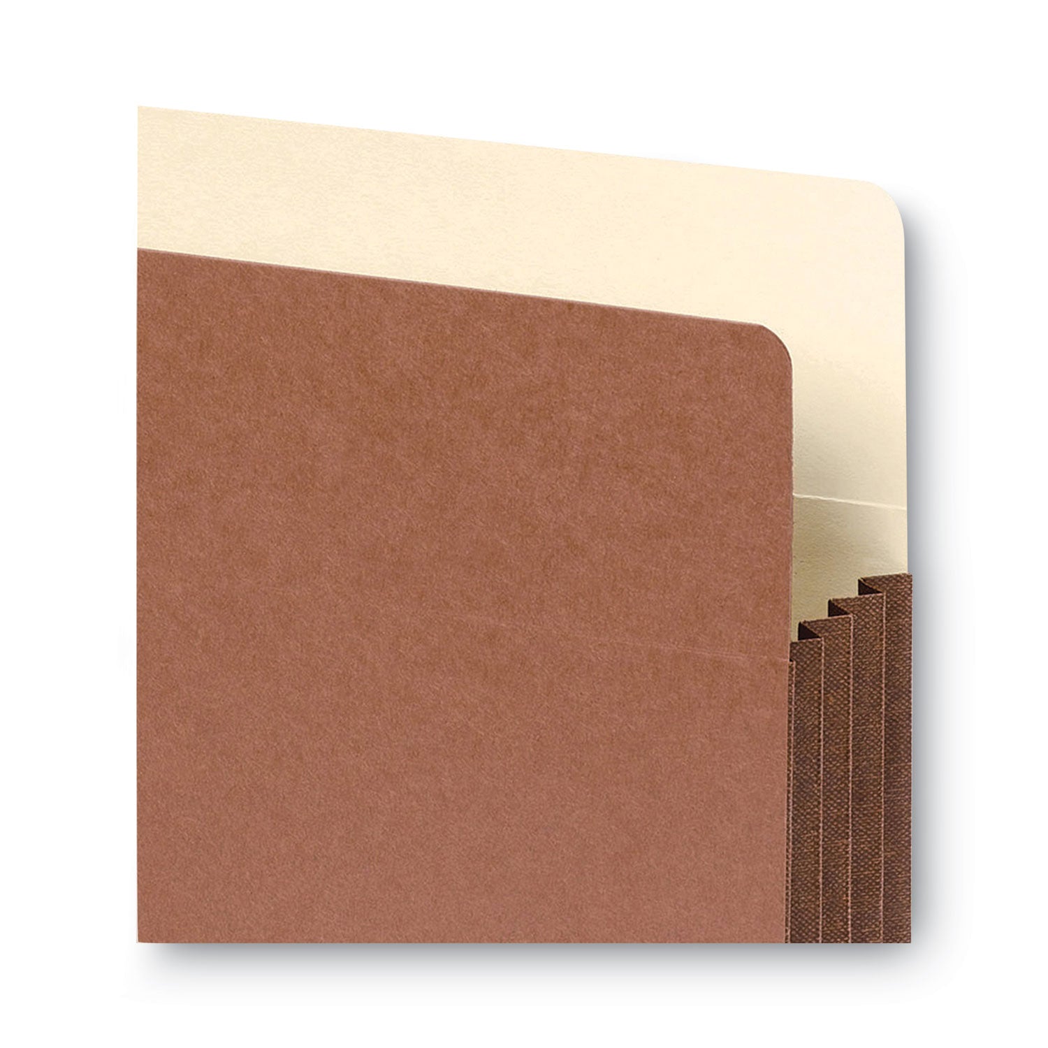 Smead Straight Tab Cut Legal Recycled File Pocket - 8 1/2" x 14" - 3 1/2" Expansion - Top Tab Location - 12.5 pt. - Redrope - Tear Resistant, Rounded Corner, Reinforced Gusset - 30% Recycled - 10 / Box