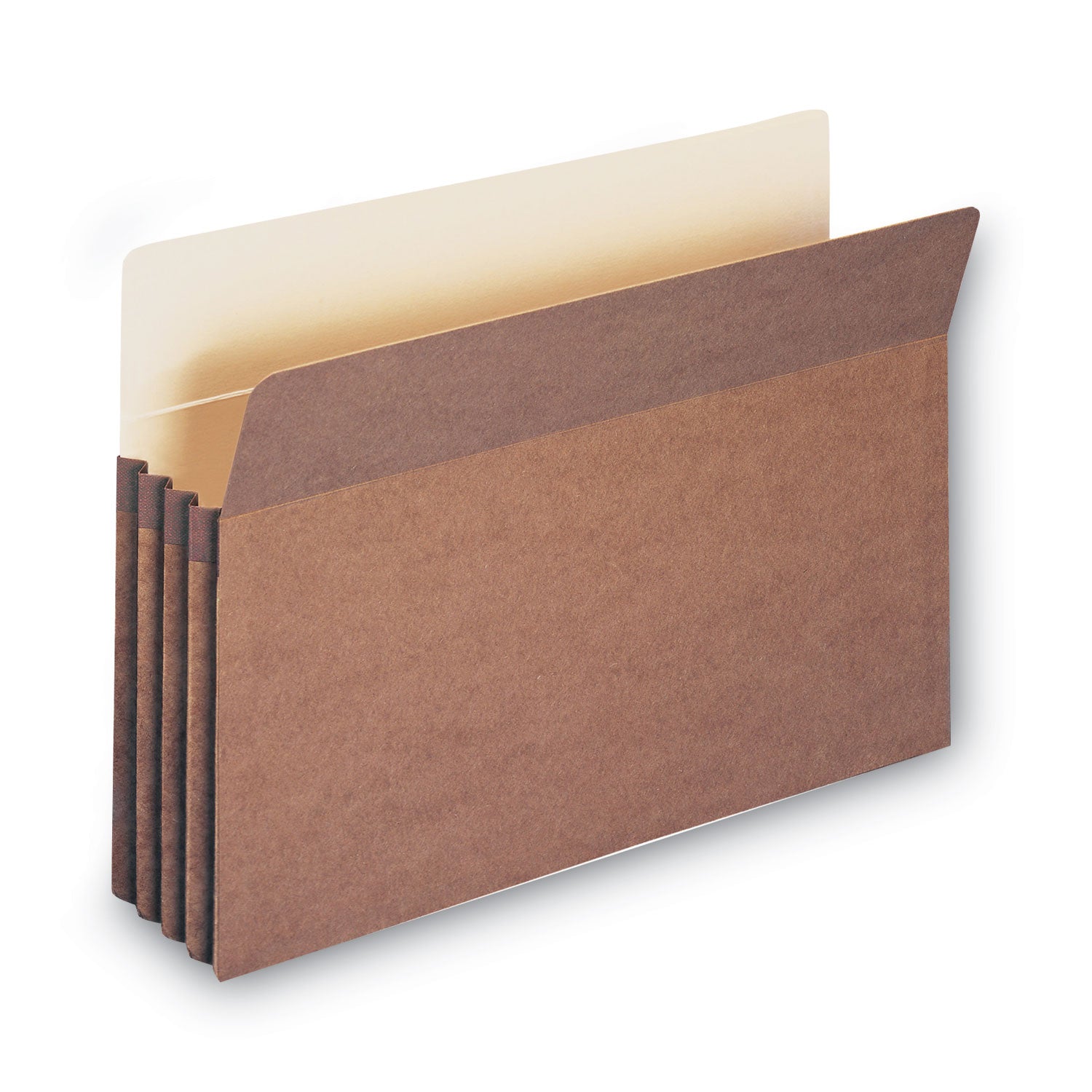 Smead Straight Tab Cut Legal Recycled File Pocket - 8 1/2" x 14" - 3 1/2" Expansion - Top Tab Location - 12.5 pt. - Redrope - Reinforced Gusset, Tear Resistant, Rounded Corner - 30% Recycled - 25 / Box