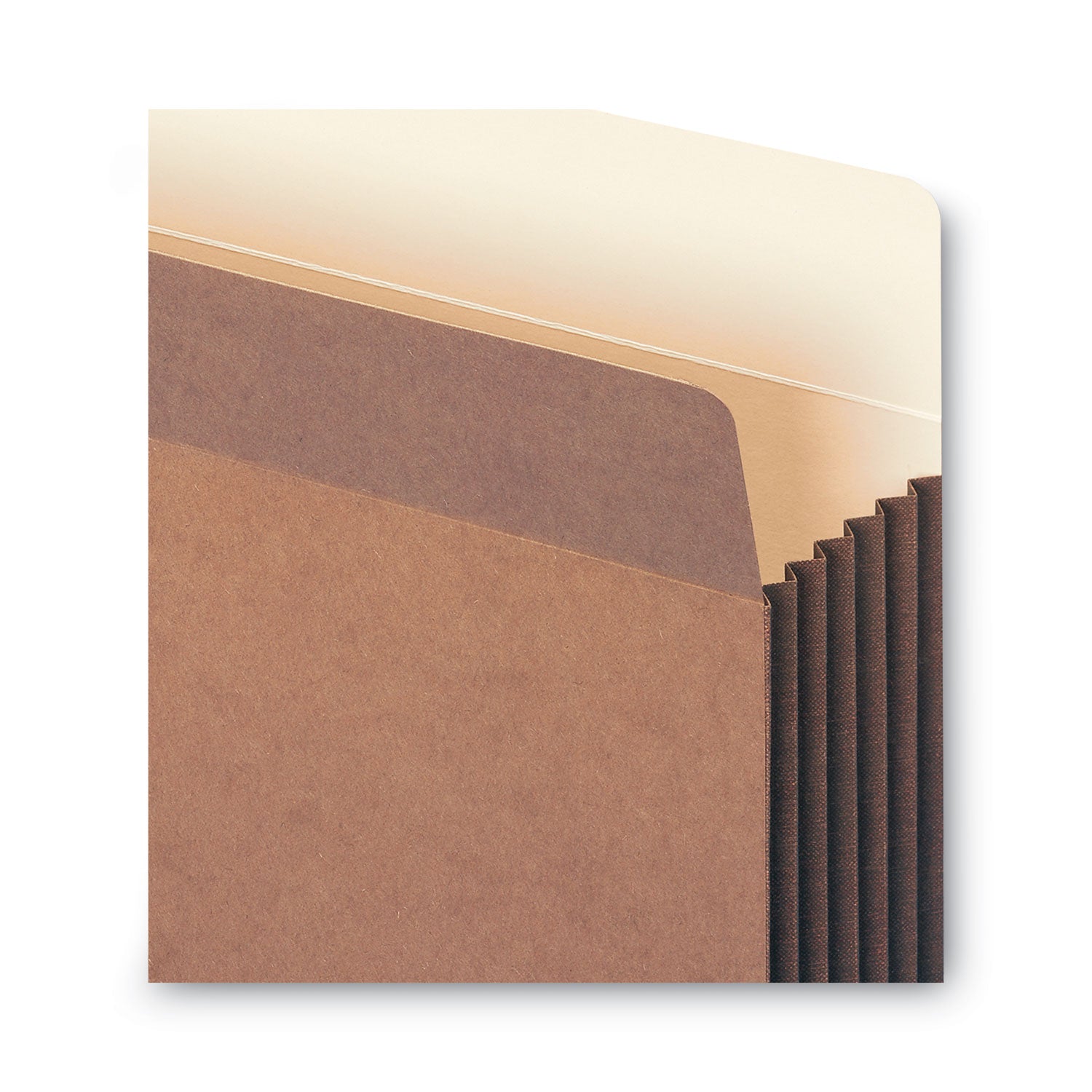 Smead Straight Tab Cut Legal Recycled File Pocket - 8 1/2" x 14" - 5 1/4" Expansion - Top Tab Location - 12.5 pt. - Redrope - Tear Resistant Gusset - 30% Recycled - 10 / Box