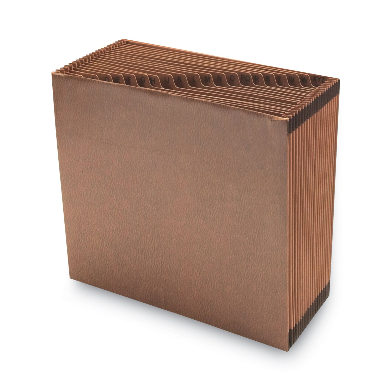 Smead Letter Recycled Expanding File - 8 1/2" x 11" - 7/8" Expansion - 21 Pocket(s) - Redrope - Tear Resistant Gusset - 30% Recycled - 1 Each