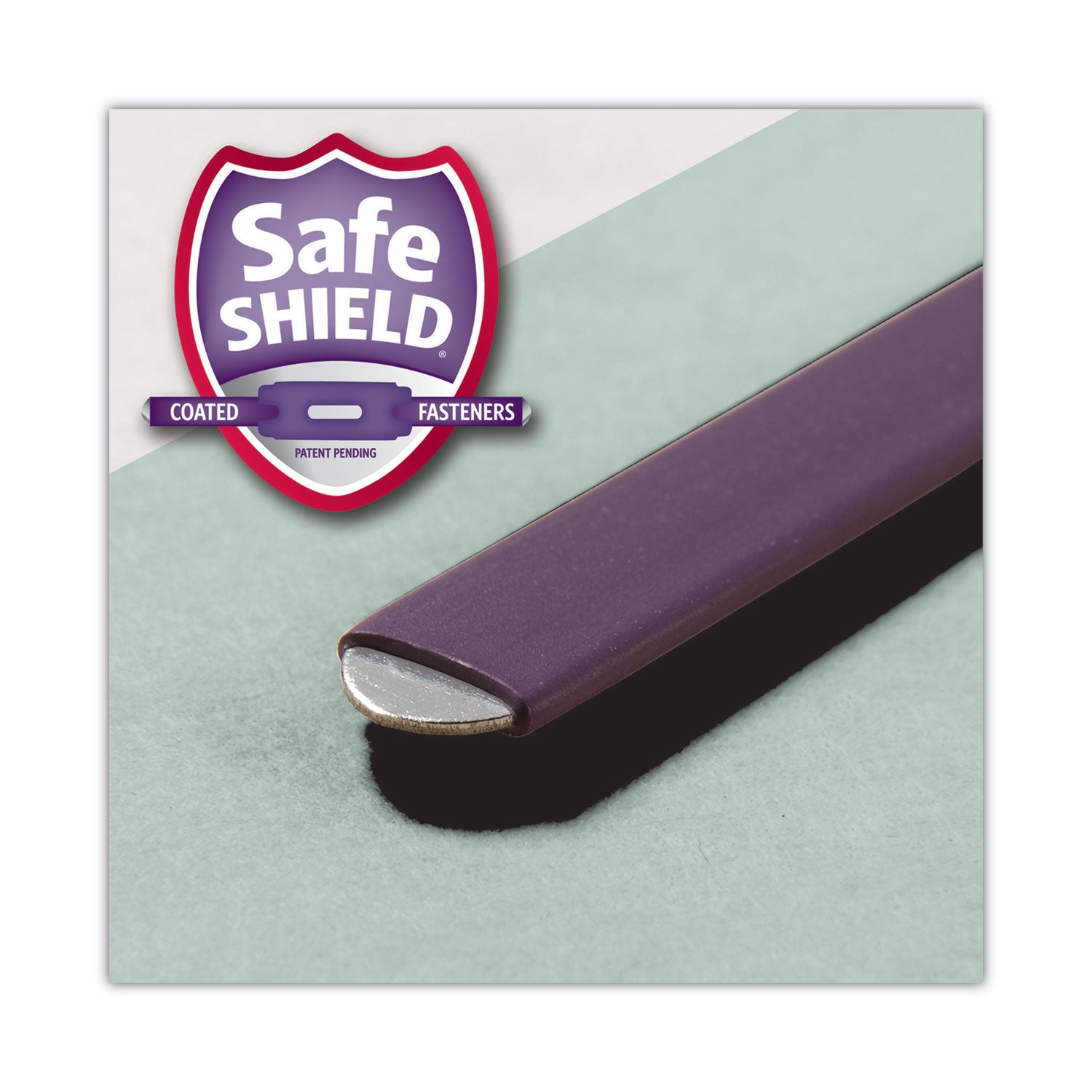 Smead Letter Recycled Fastener Folder - 8 1/2" x 11" - 2" Expansion - 2 x 2S Fastener(s) - 2" for Folder - End Tab Location - 25 pt. - Pressboard - Gray/Green - Heavy Duty, Rounded Corner - 100% Recycled - 25 / Box