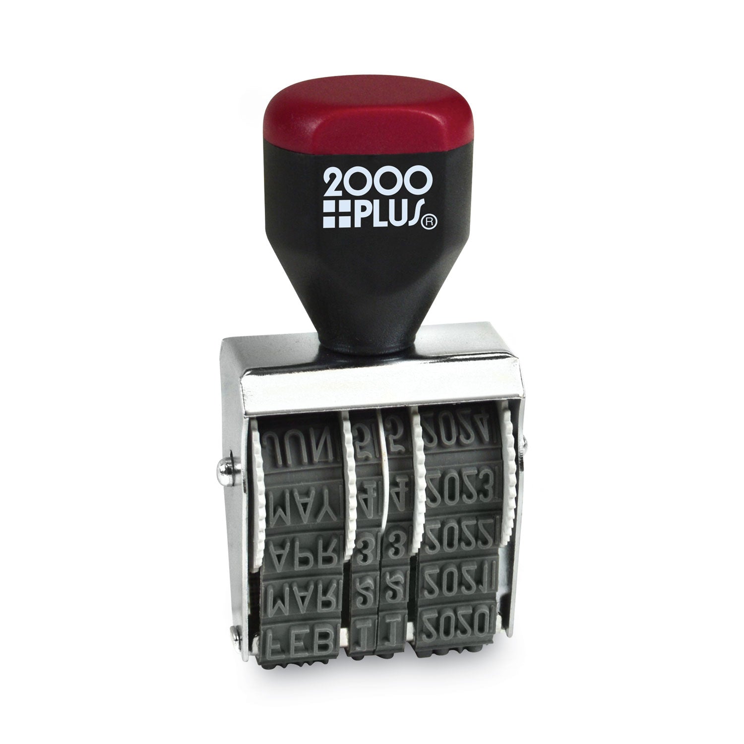Date Stamp - 1.38" Impression Width x 0.19" Impression Length - 4 Bands - 1 Each
