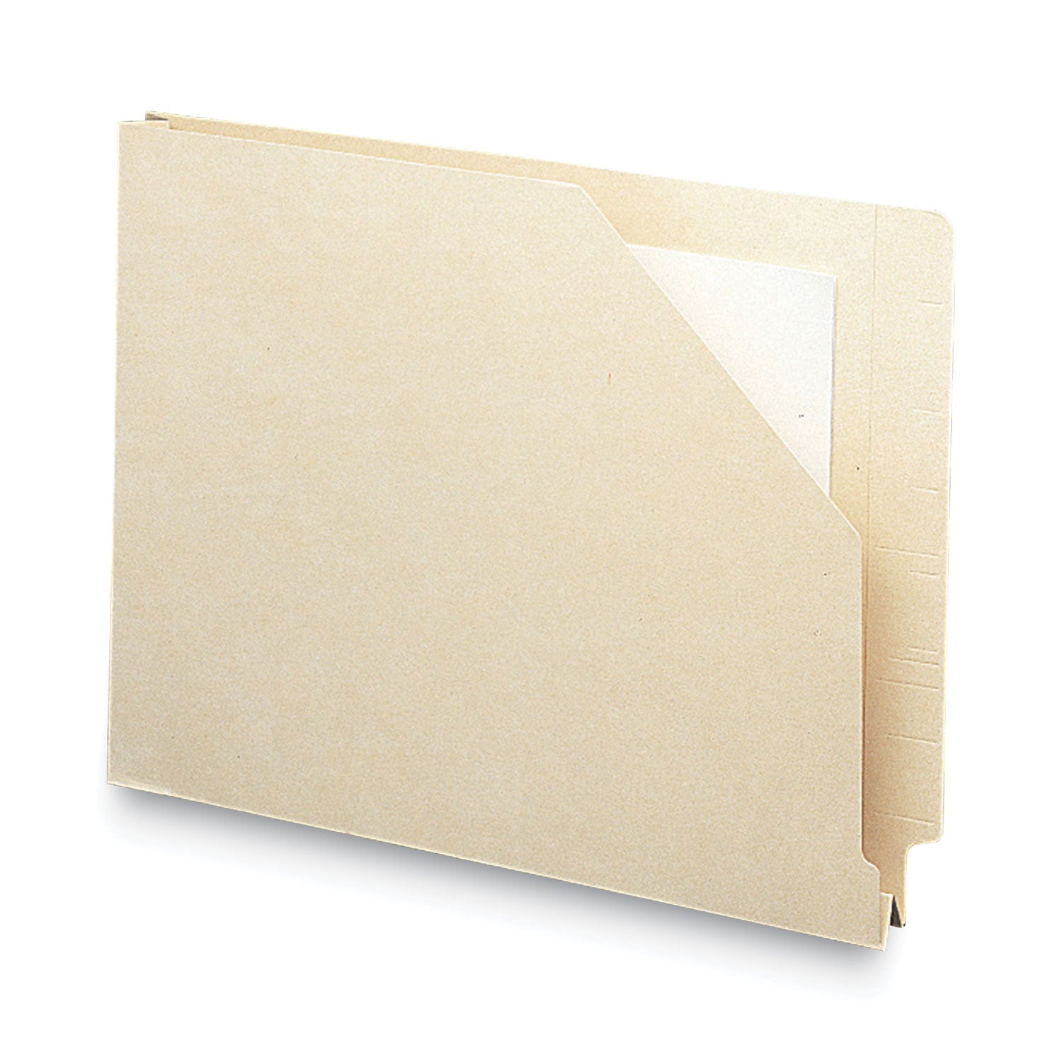 8 1/2" x 11" - 1 1/2" Expansion - 14 pt. - 2 Plys - Manila - 10% Recycled - 50 / Box