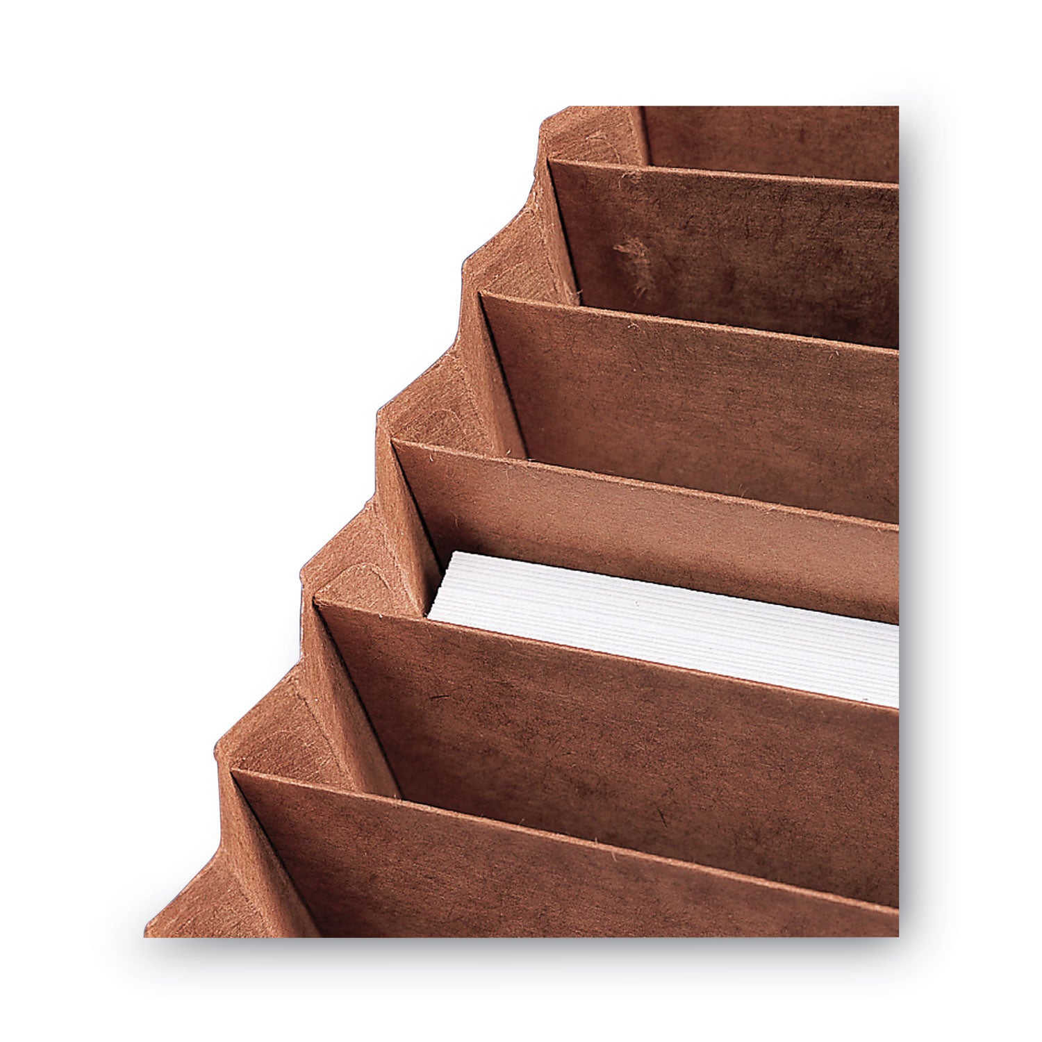 Smead Letter Recycled Expanding File - 8 1/2" x 11" - 7/8" Expansion - 21 Pocket(s) - Redrope - Tear Resistant Gusset - 30% Recycled - 1 Each
