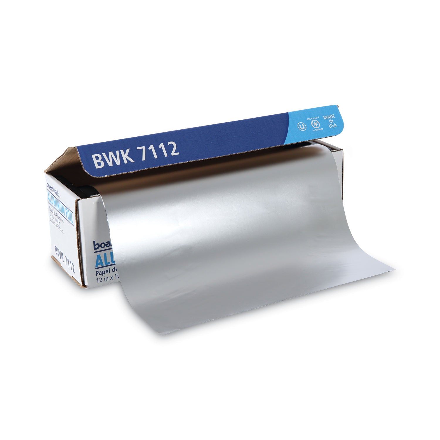 Standard Aluminum Foil Roll, 63 Gauge, 12" x 1,000 ft