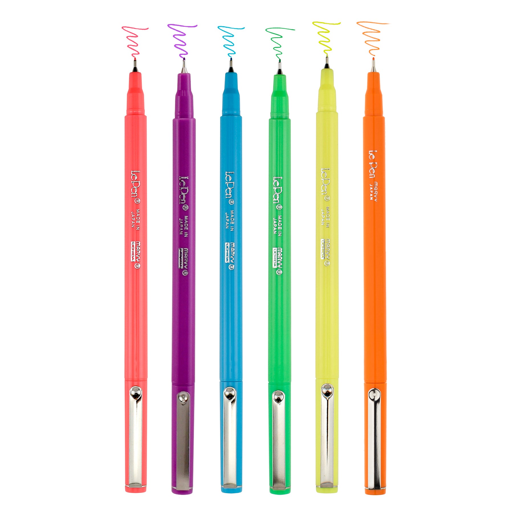 4300-6F LE PEN NEON 6PCS SET