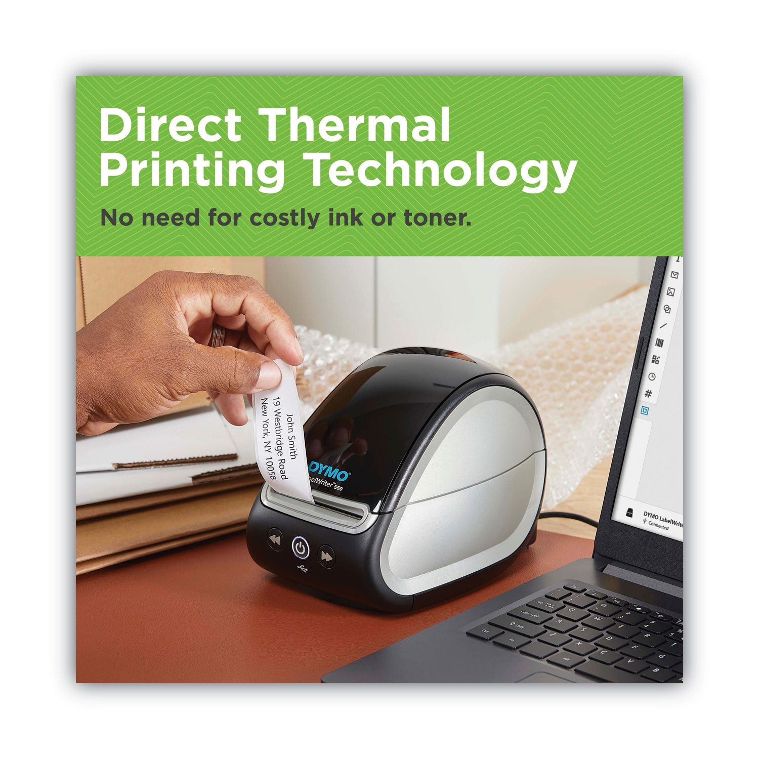2.20" Print Width - 1 lps Mono - 300 dpi - 2" Width - For PC, Mac