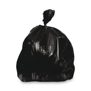 Linear Low-Density Can Liners, 30 gal, 1.25 mil, 30" x 36", Black, Flat Pack, 200/Carton