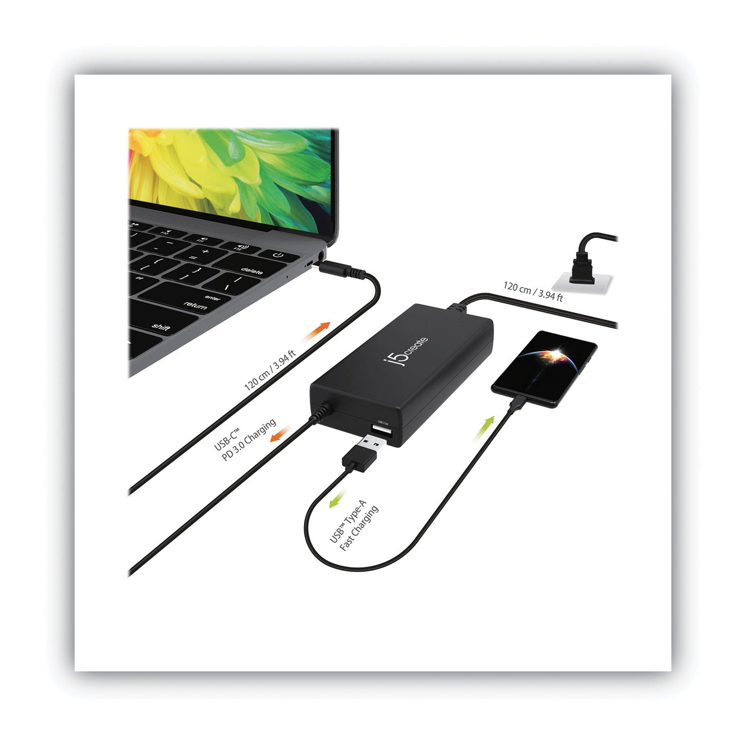 Usb-C Super Charger, Black