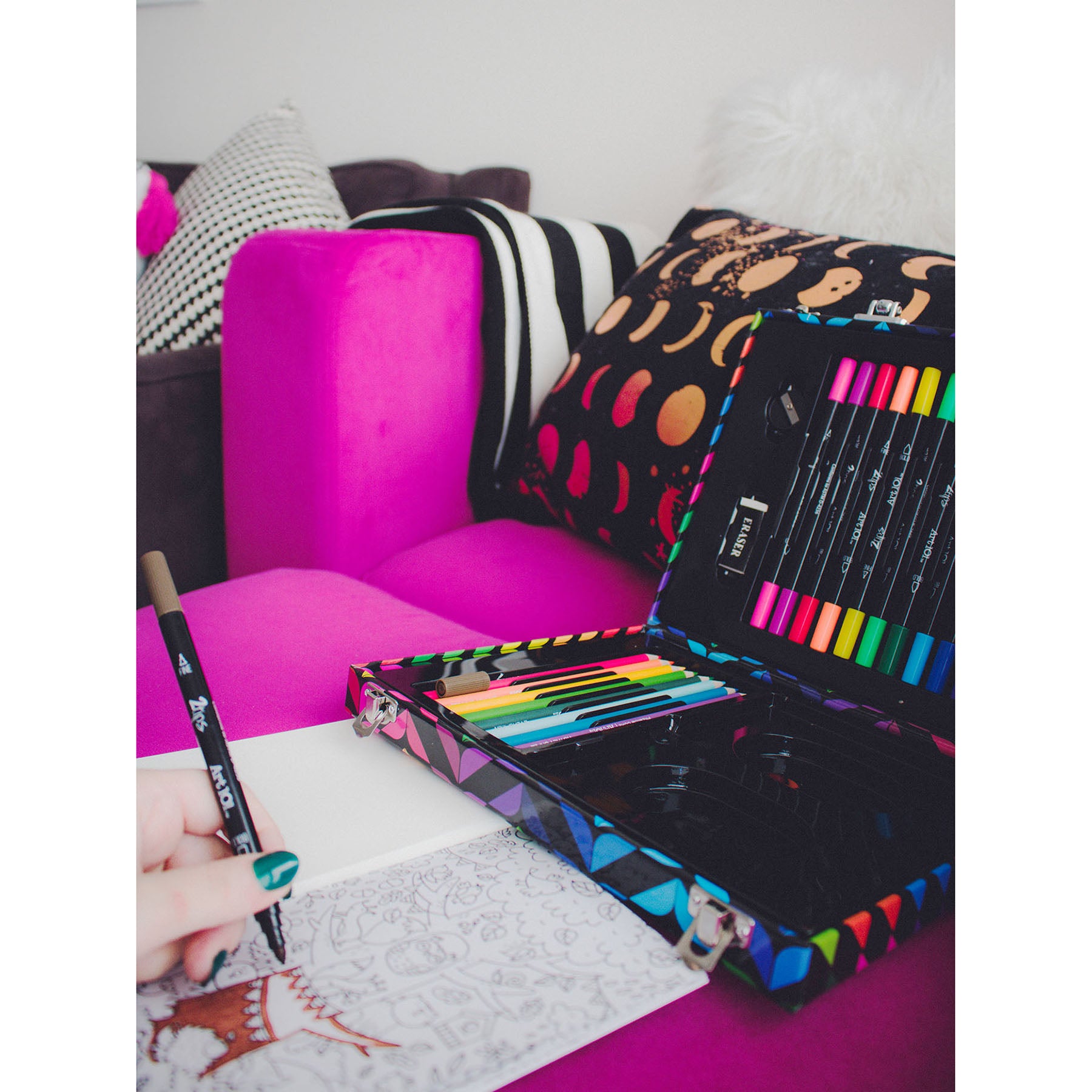 Colorable Travel Art Kit