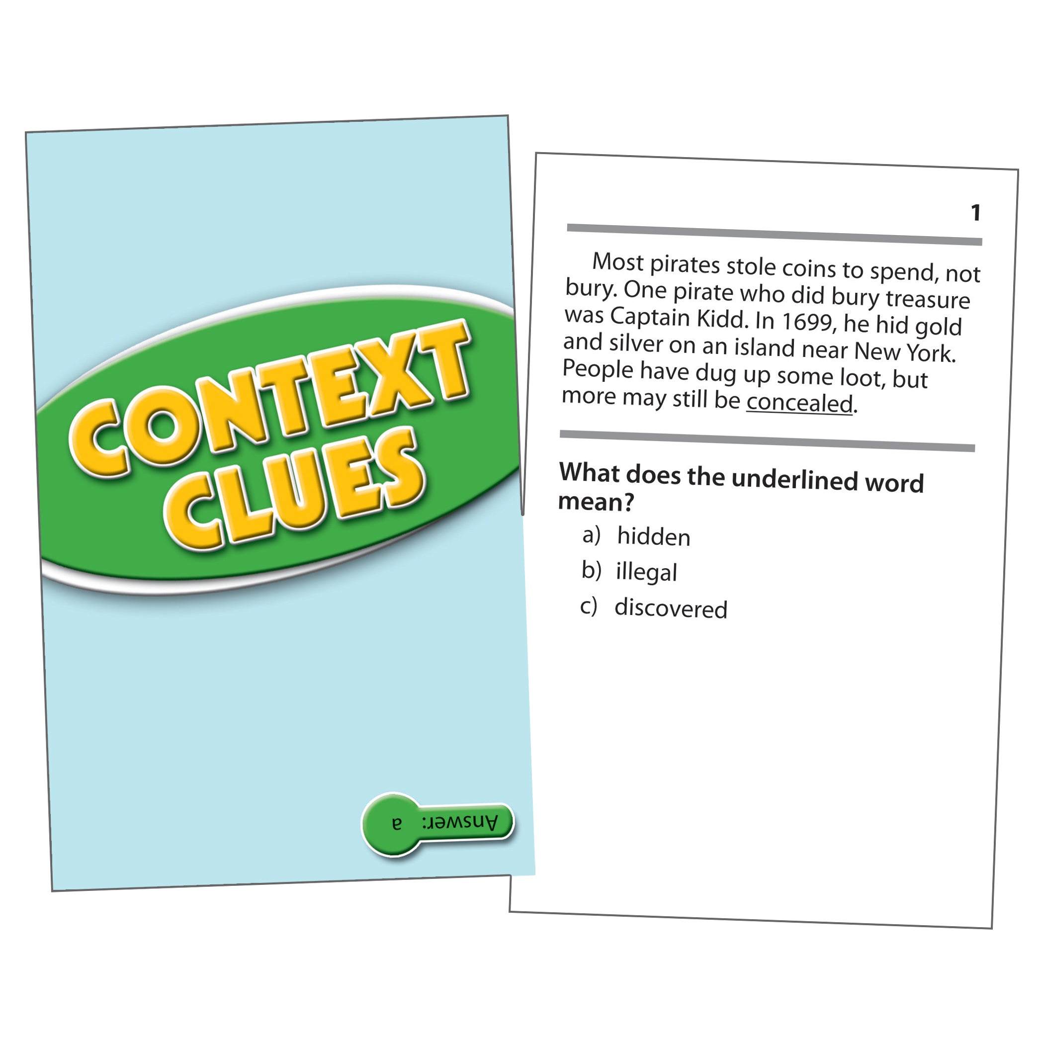 Context Clues Practice Cards, Levels 5.0-6.5