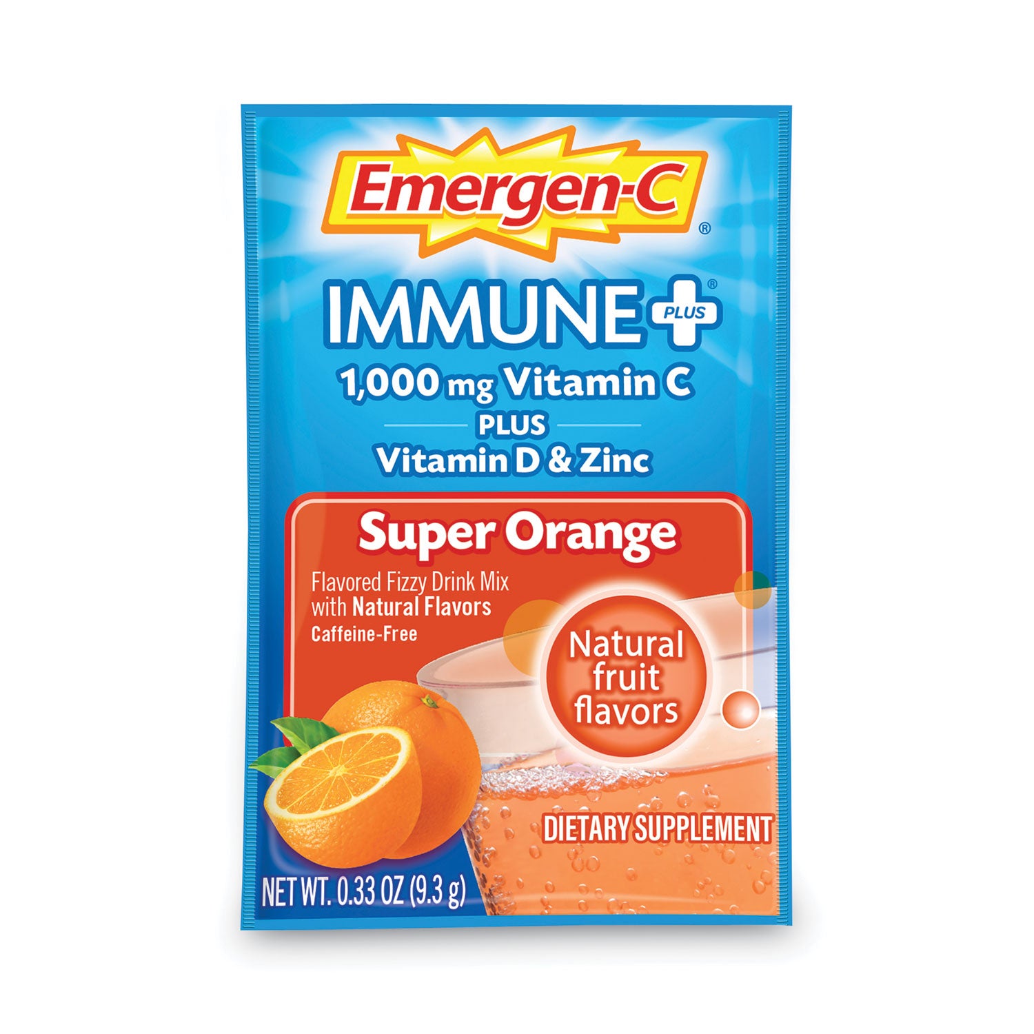 Immune+ Formula, 0.33 Oz, Super Orange, 30 Packets